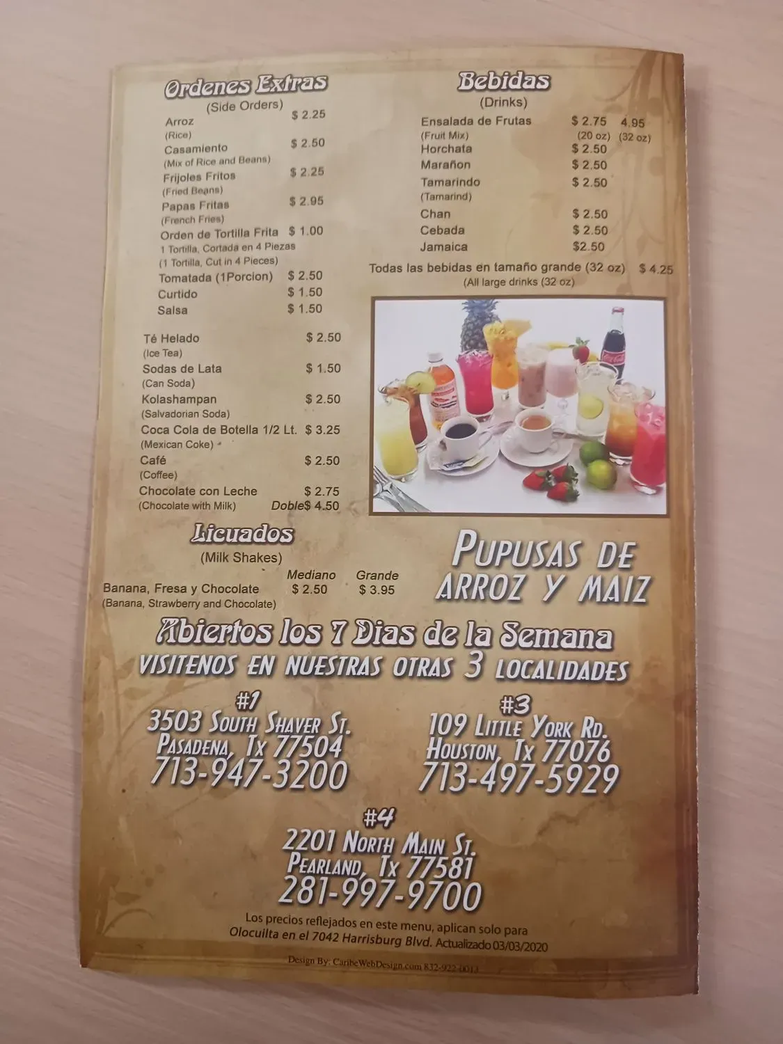 Menu 4