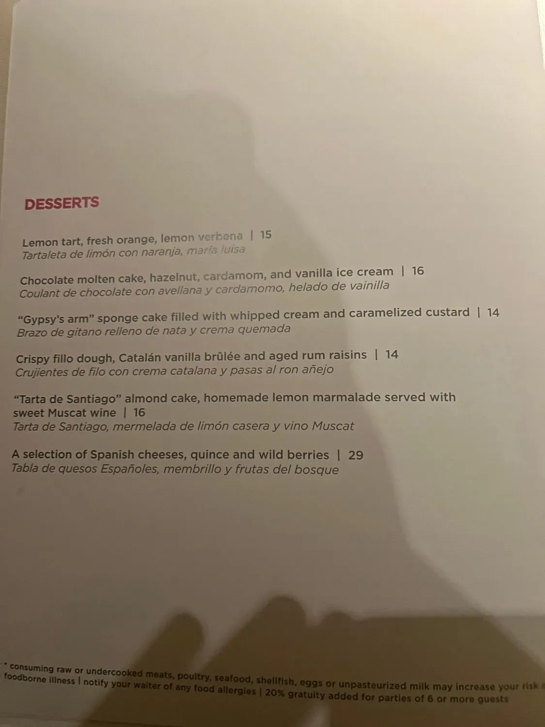 Menu 4