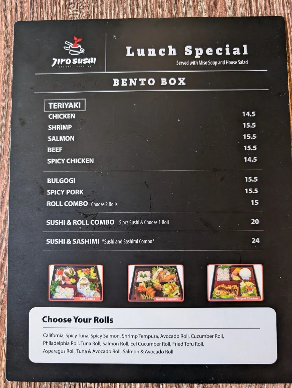 Menu 2