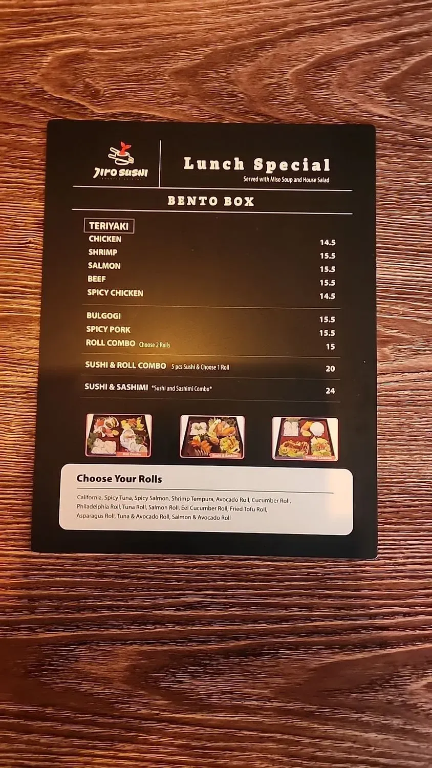 Menu 6