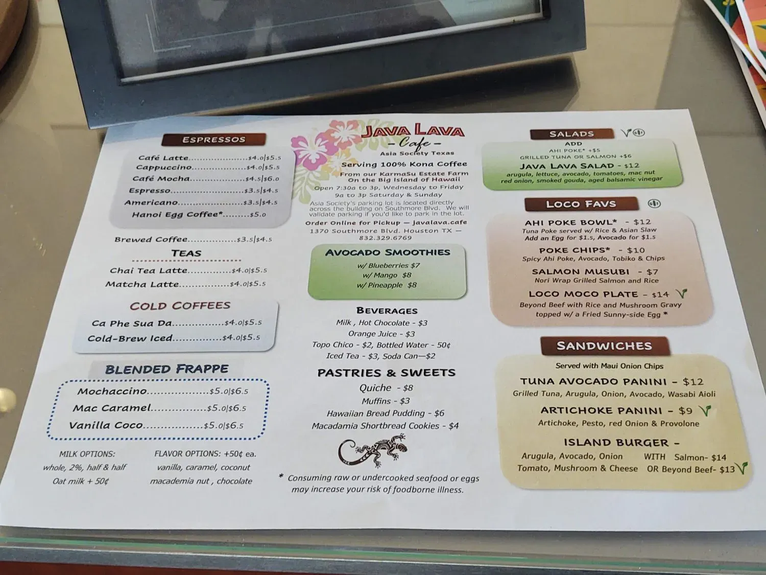 Menu 4