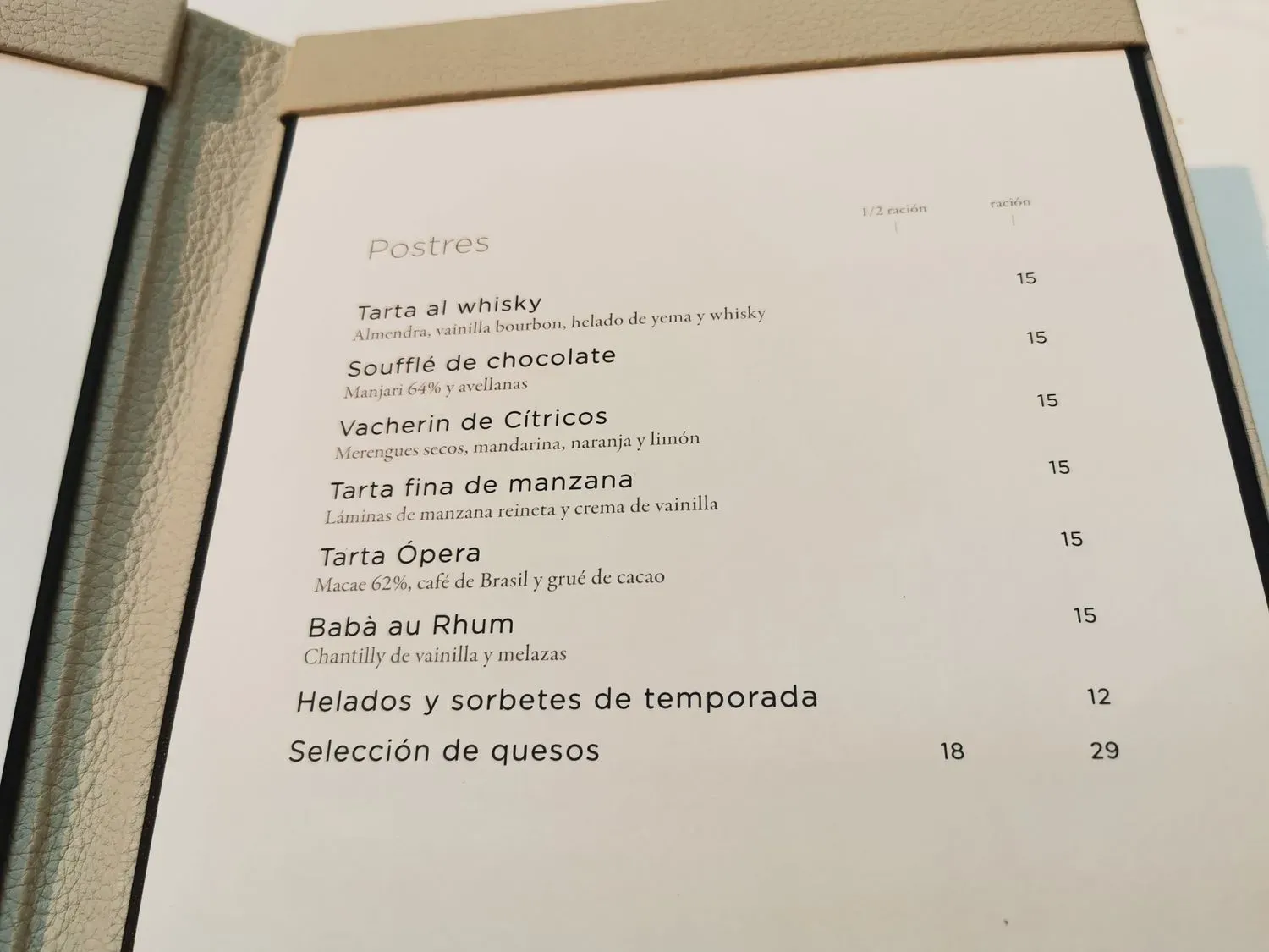 Menu 6