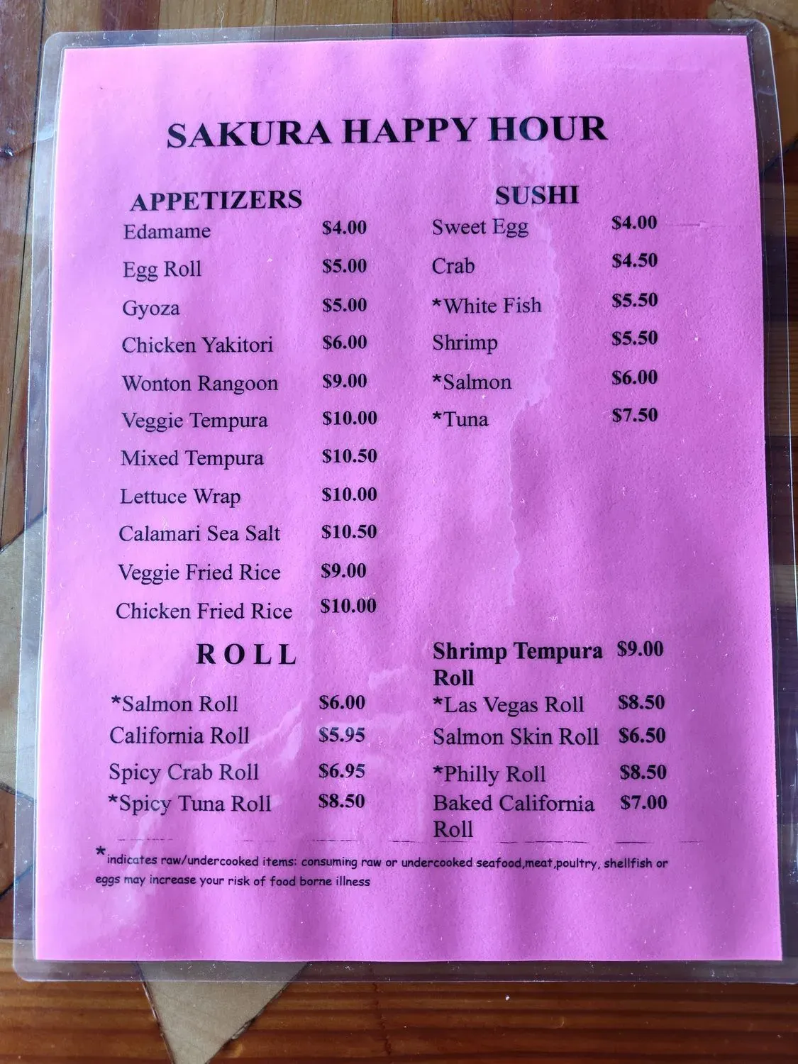 Menu 2