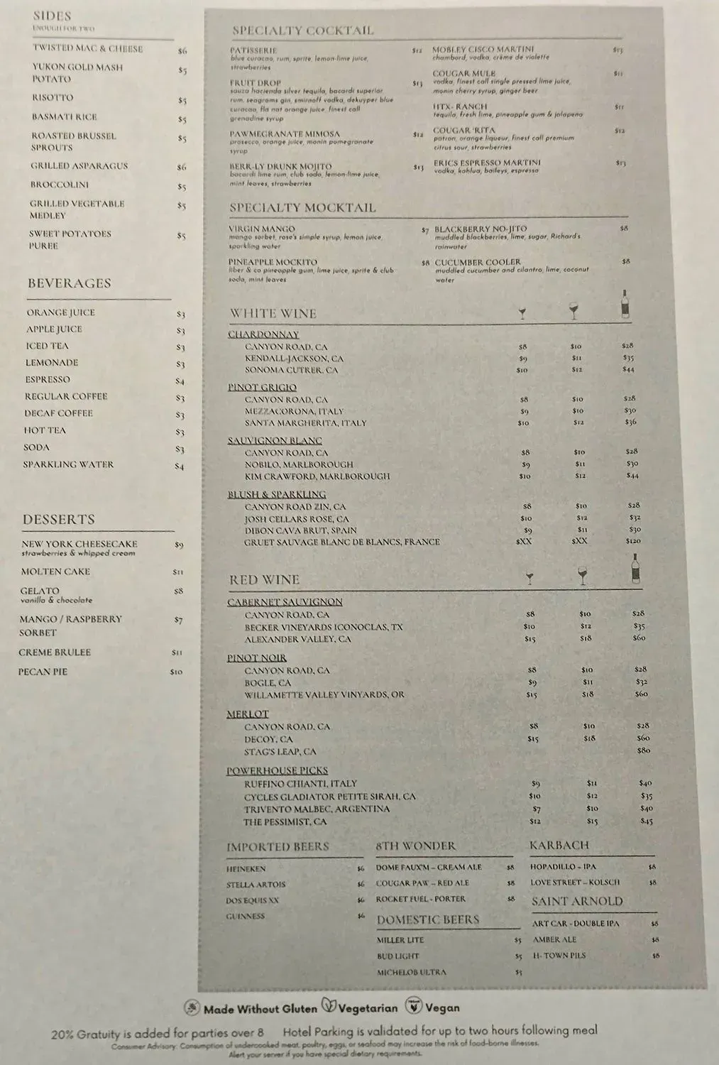 Menu 2