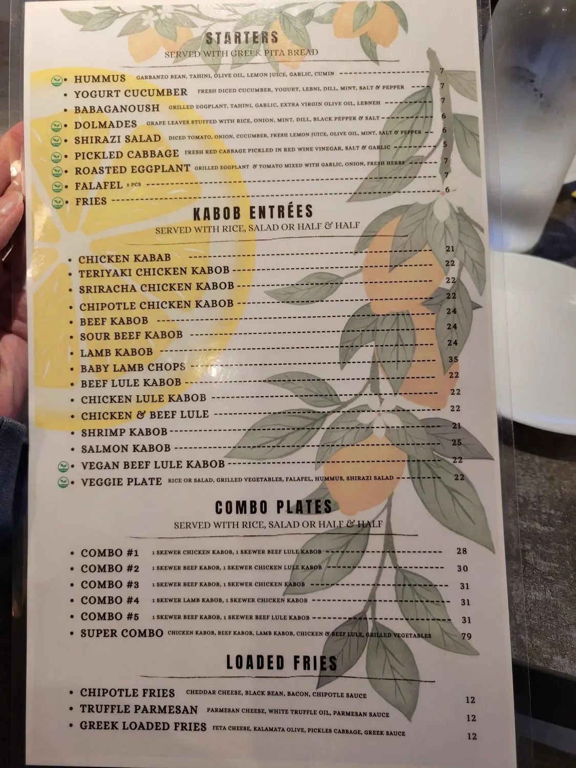 Menu 6