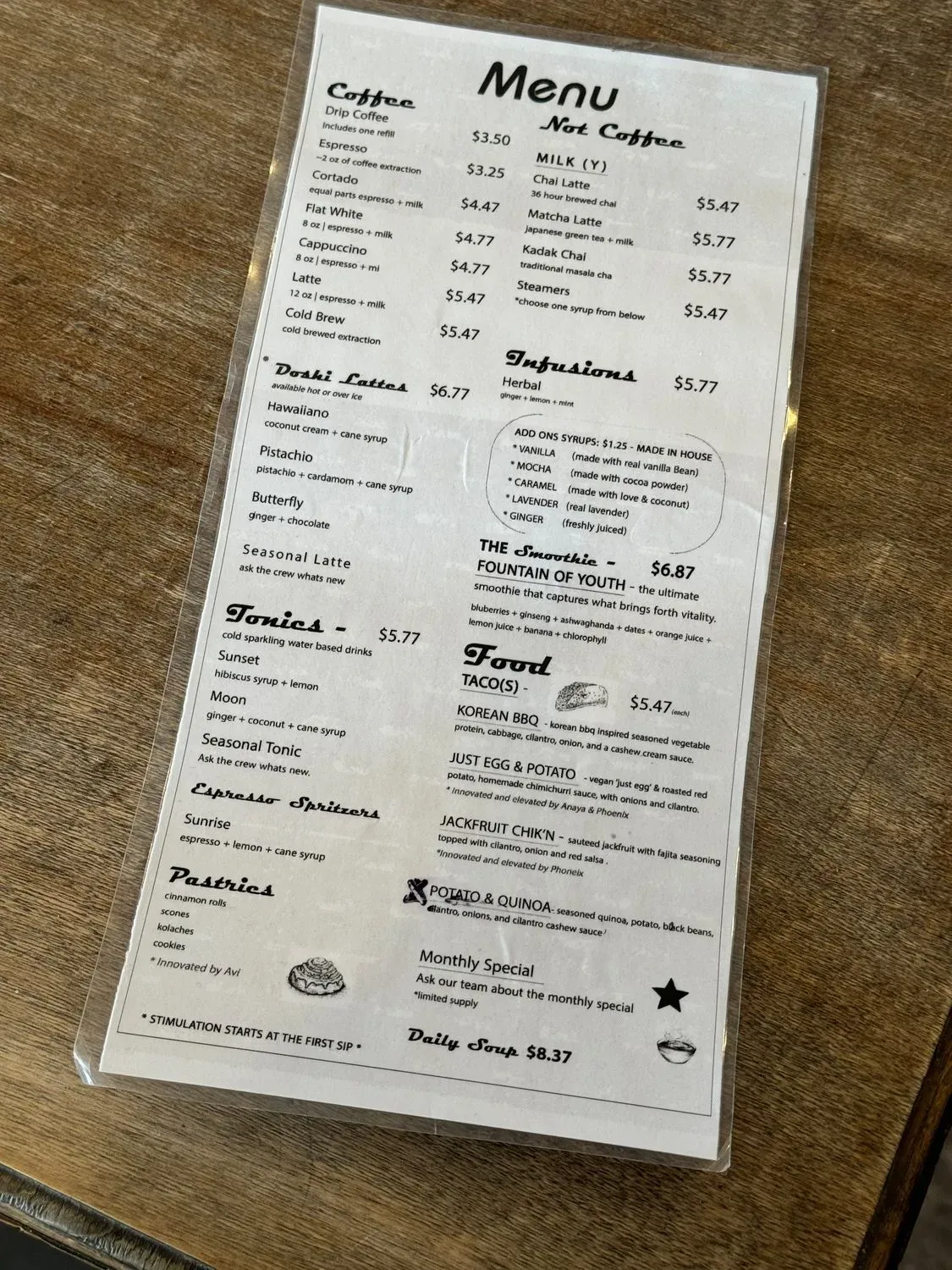 Menu 3