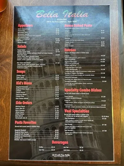 Menu 2