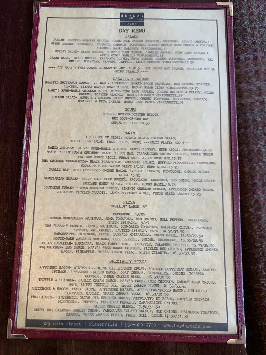 Menu 5