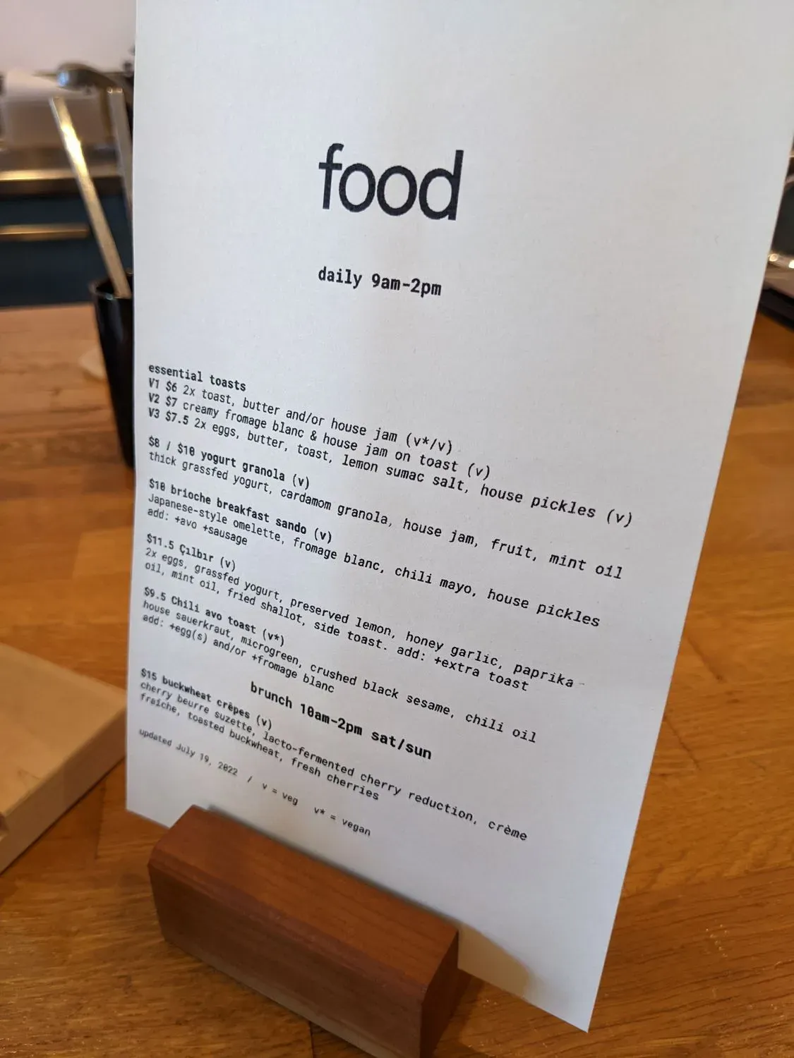 Menu 6