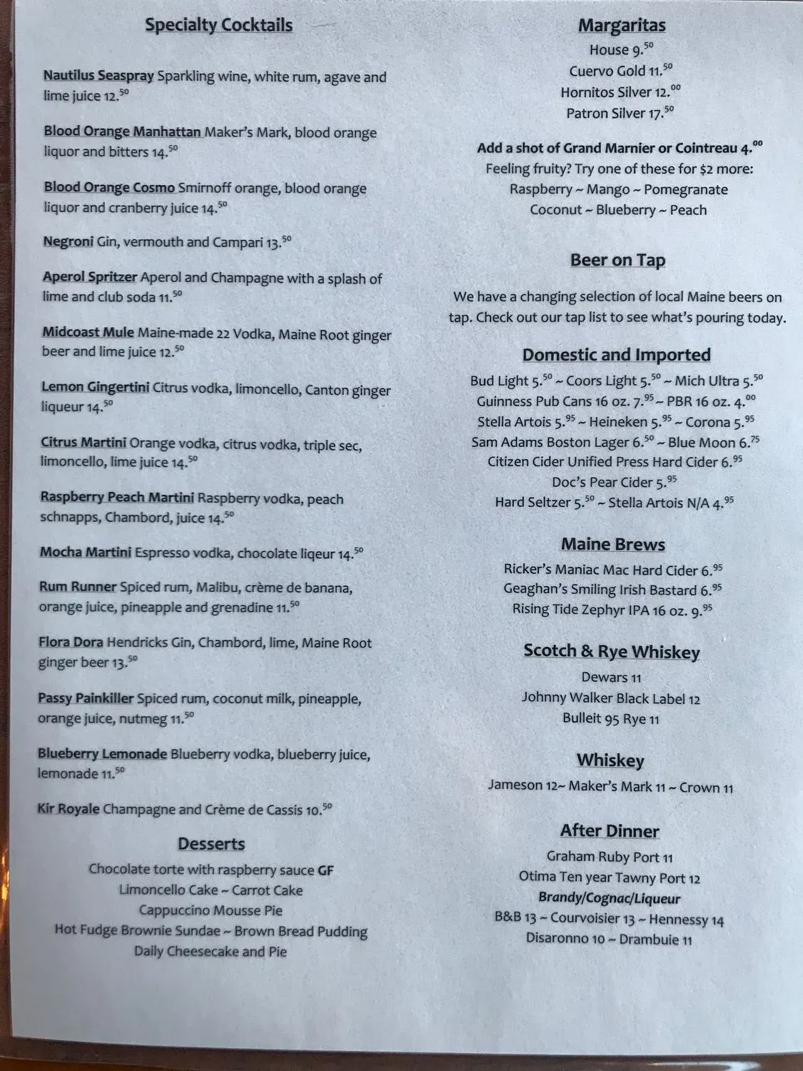 Menu 3