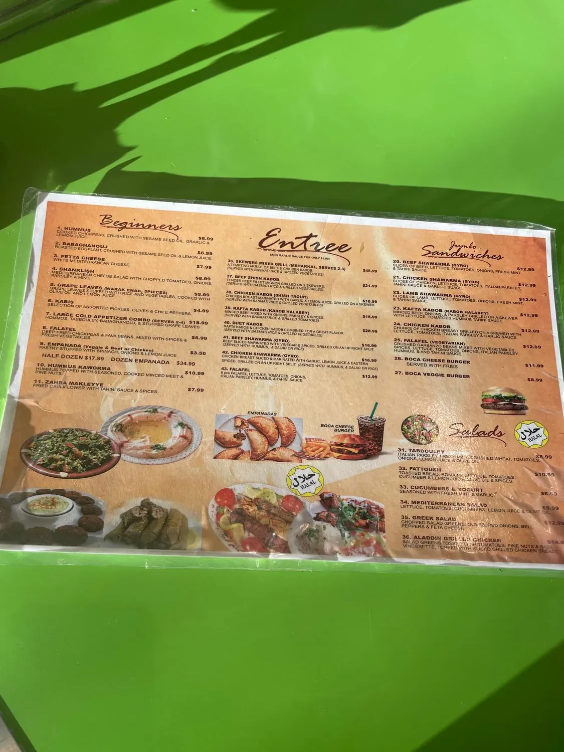 Menu 6