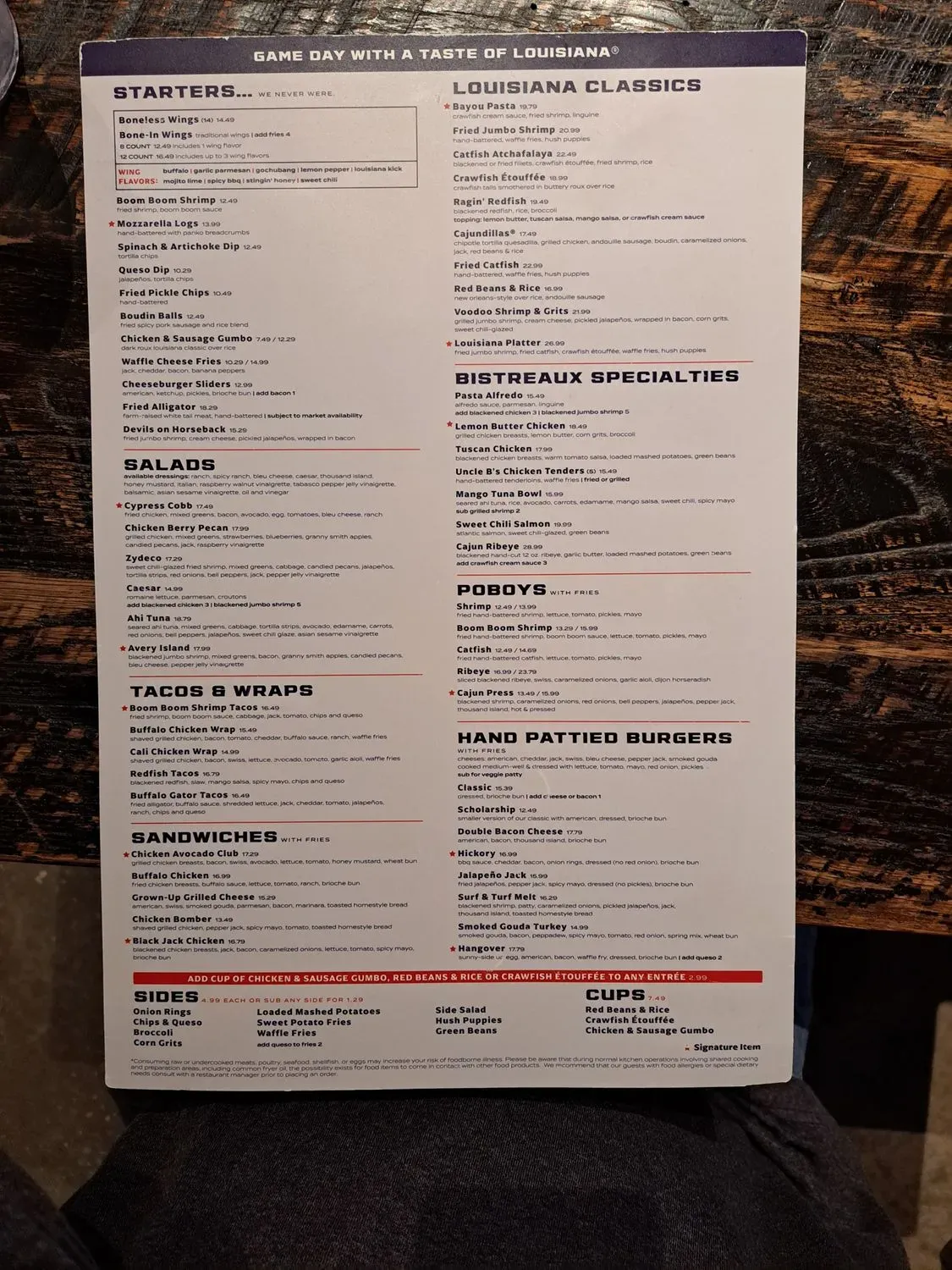 Menu 5