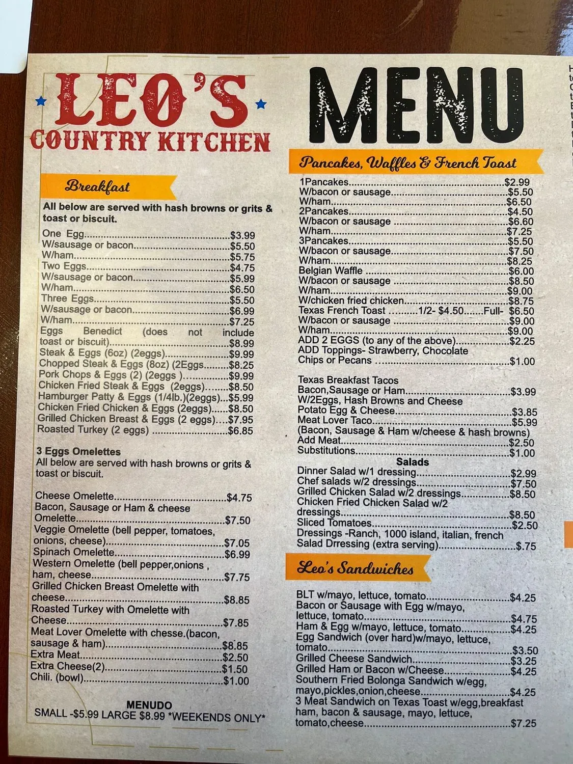 Menu 3