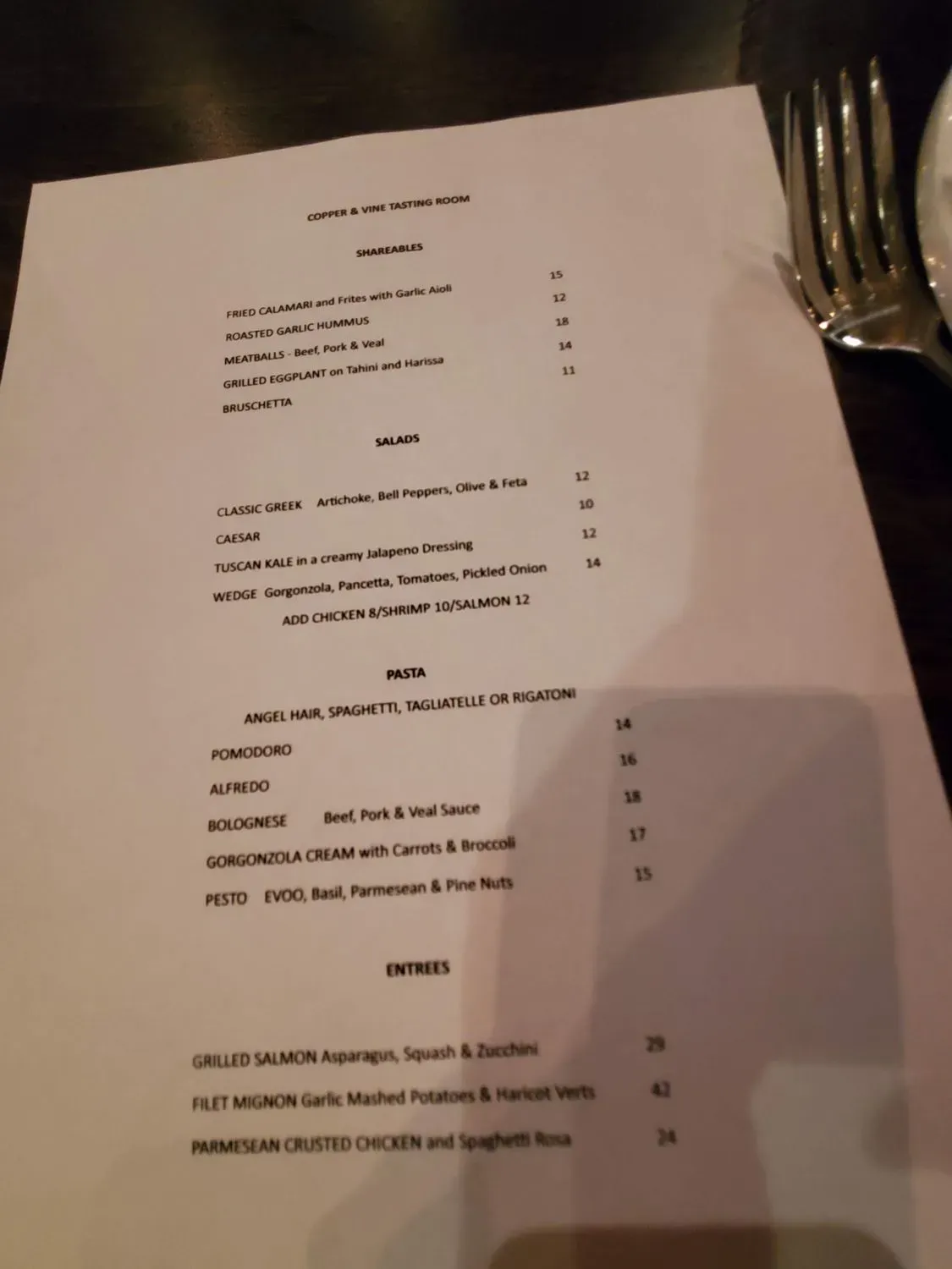 Menu 5