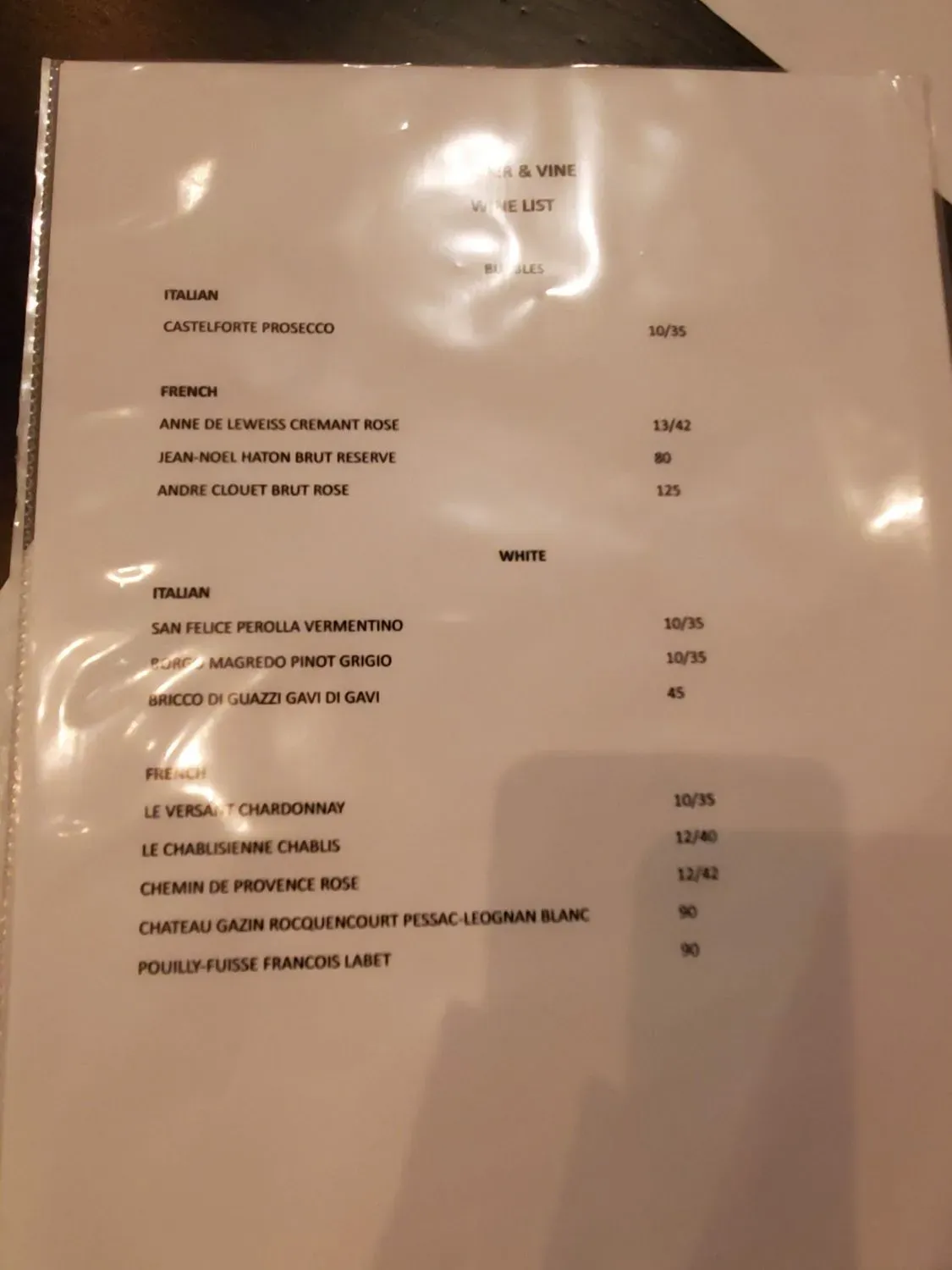 Menu 4