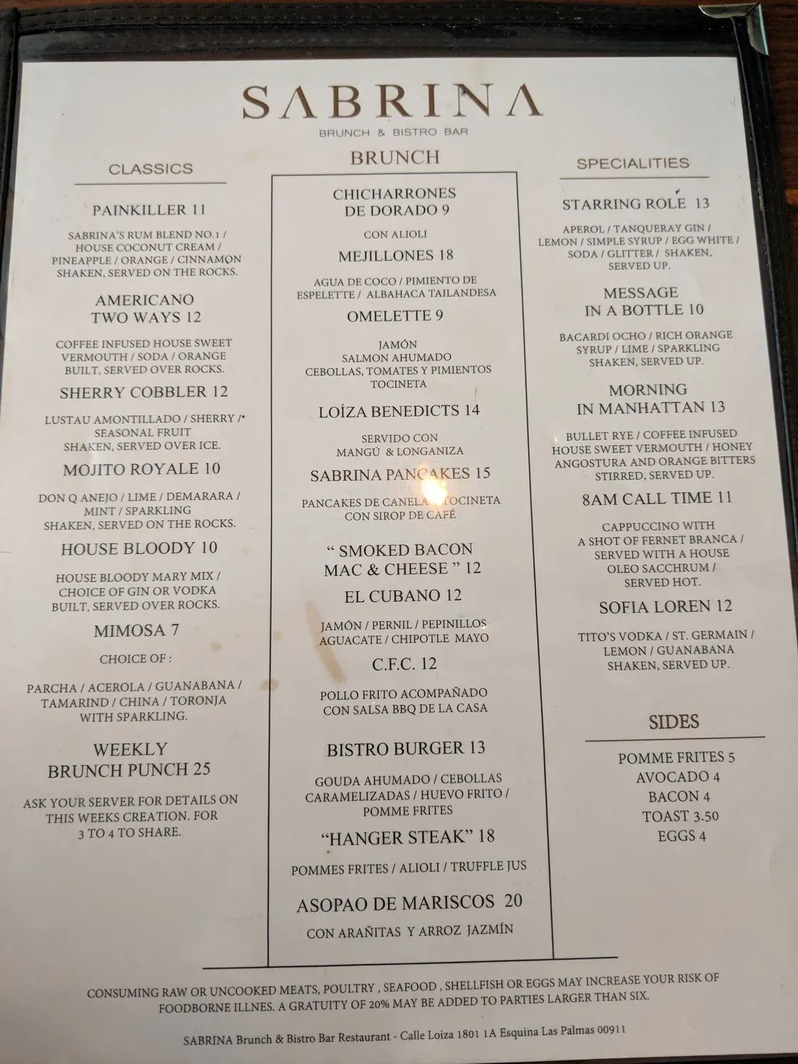 Menu 5