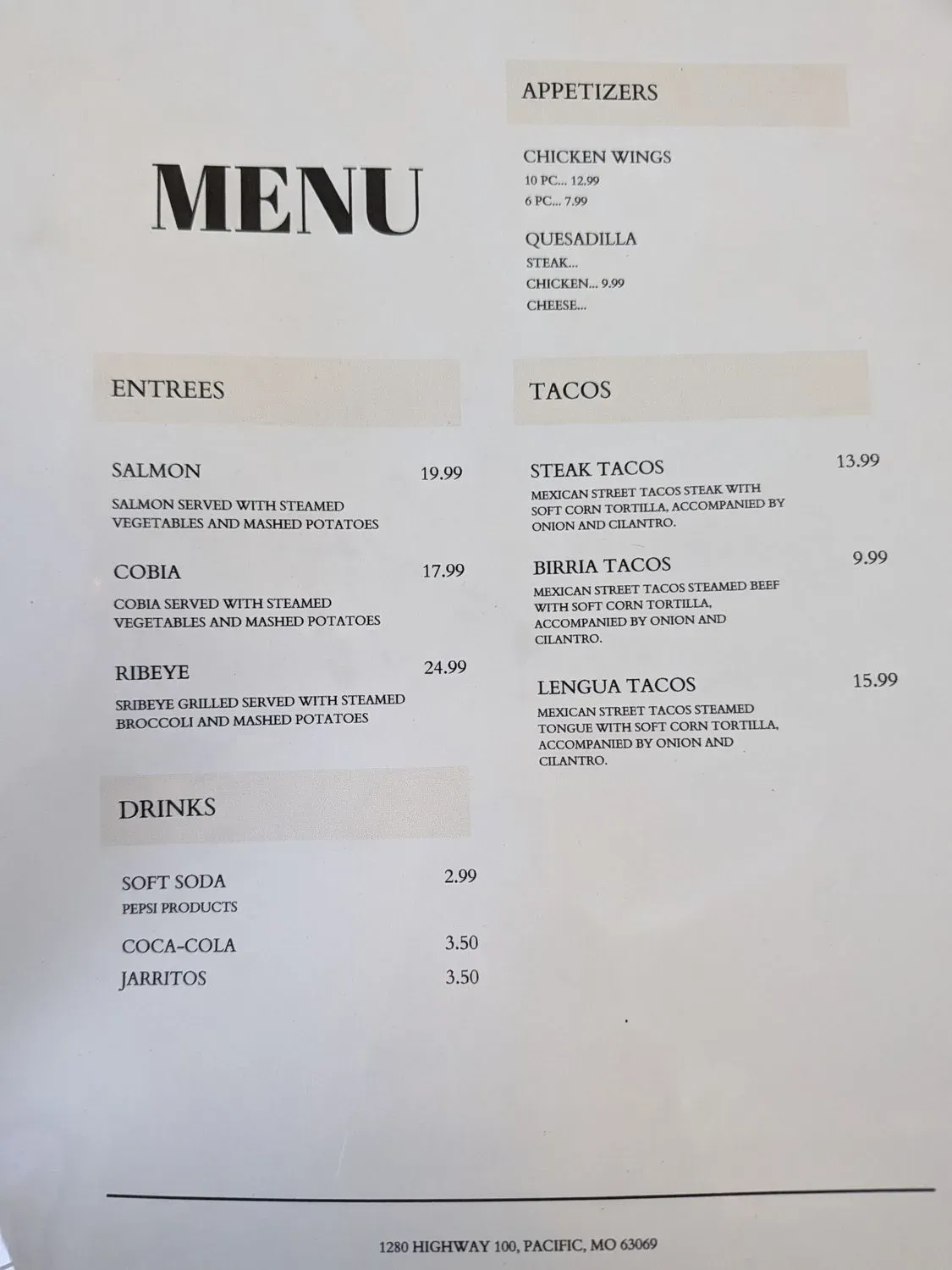 Menu 4