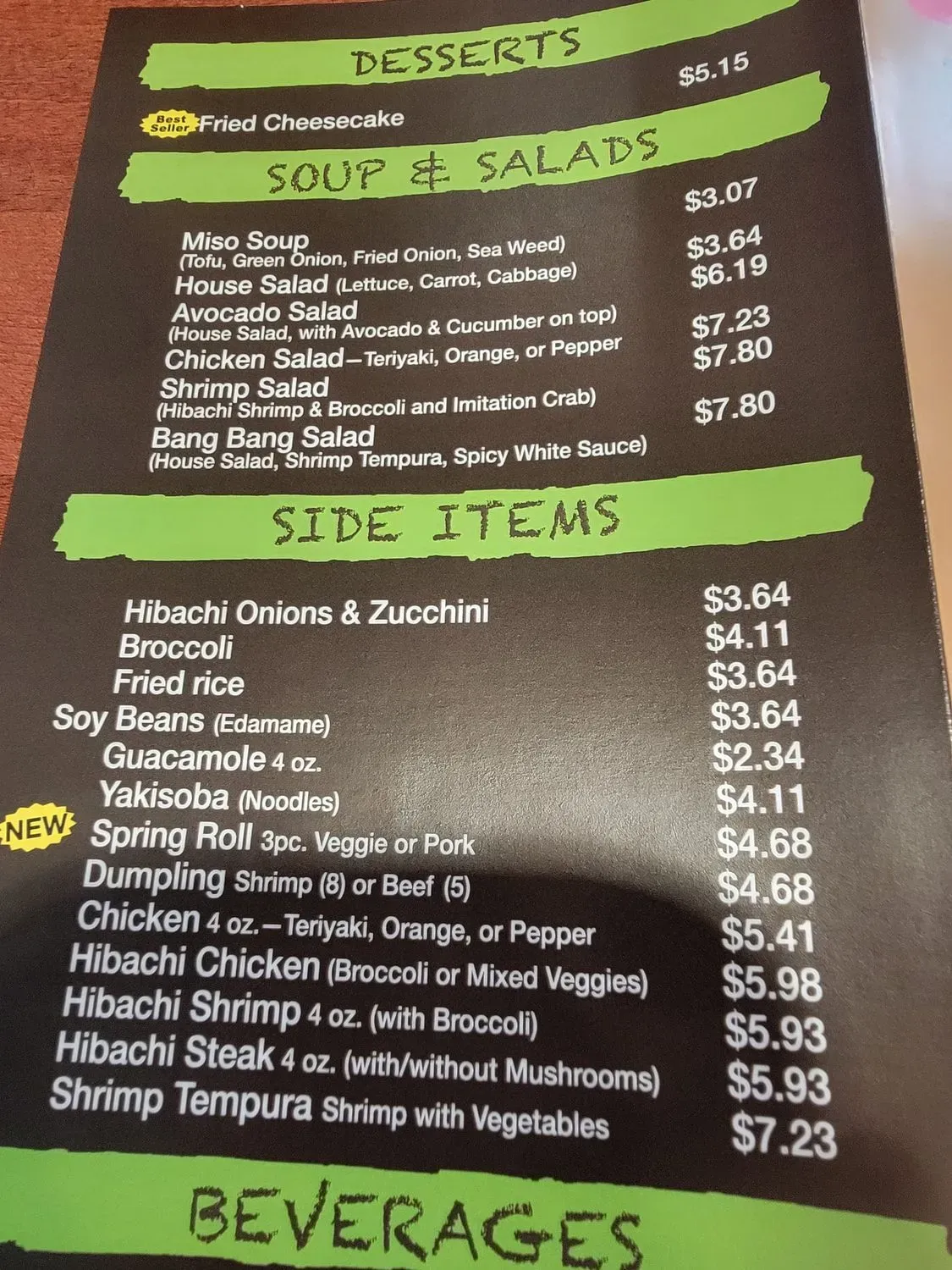 Menu 3