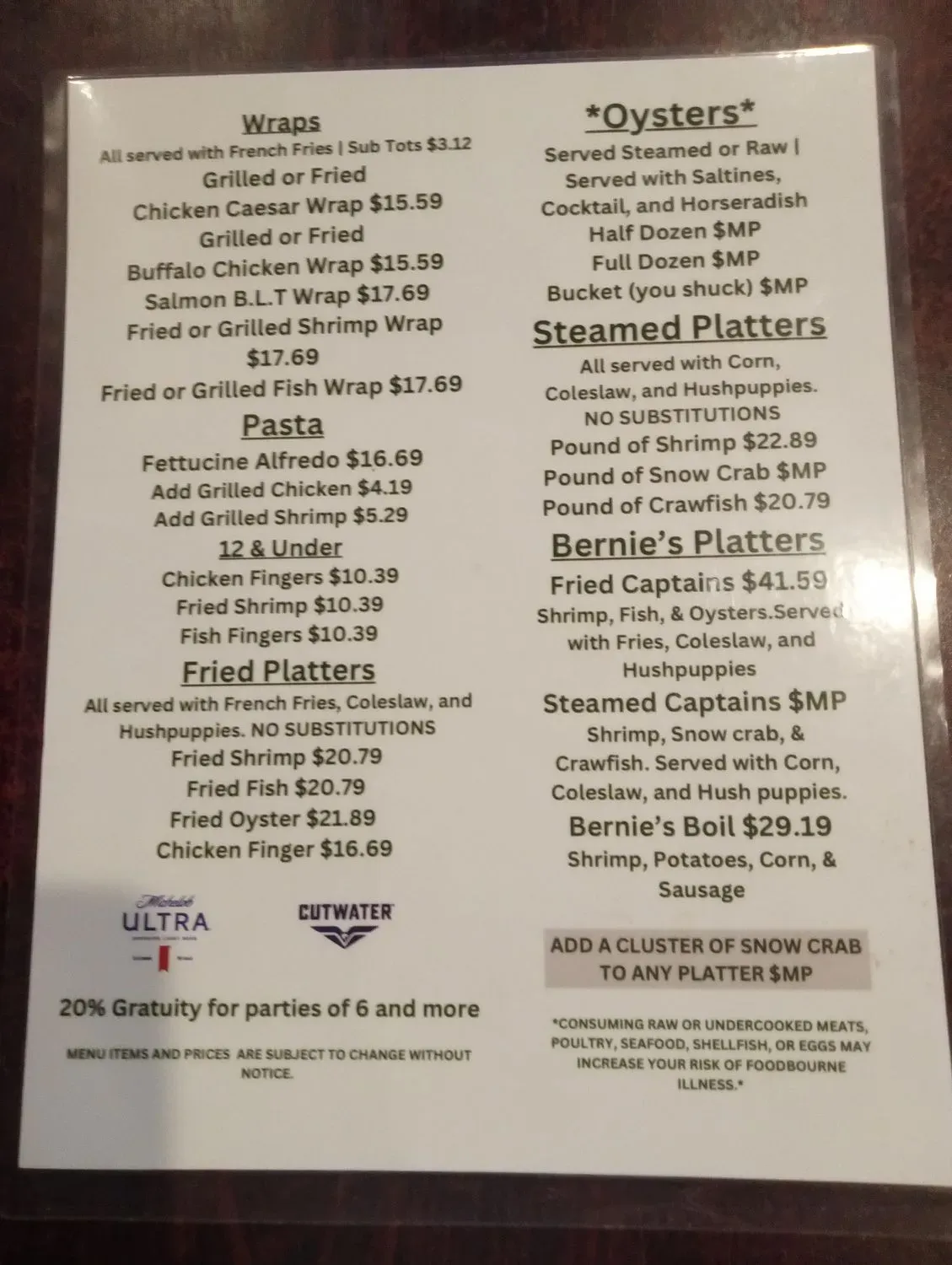 Menu 2