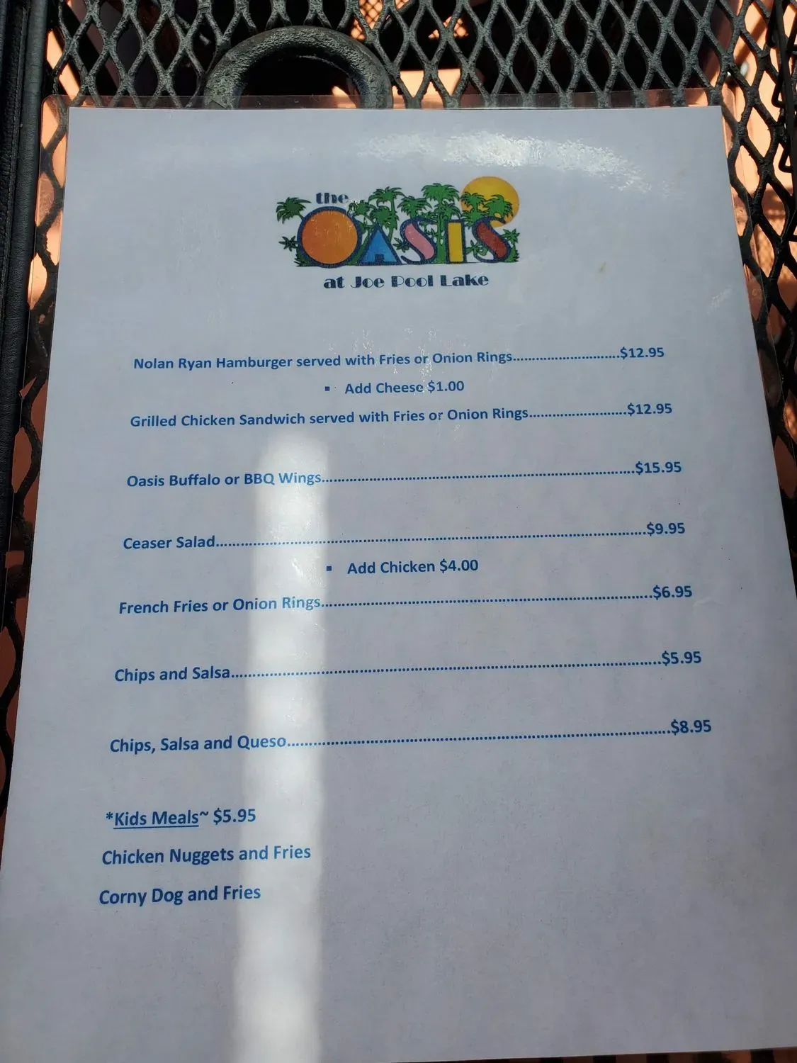 Menu 6