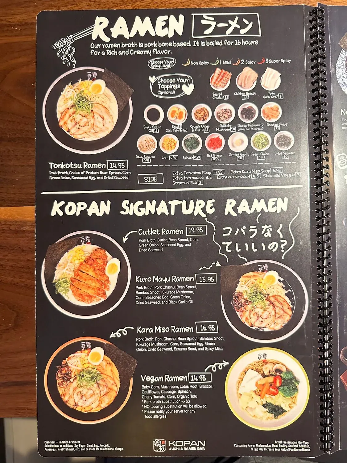 Menu 4