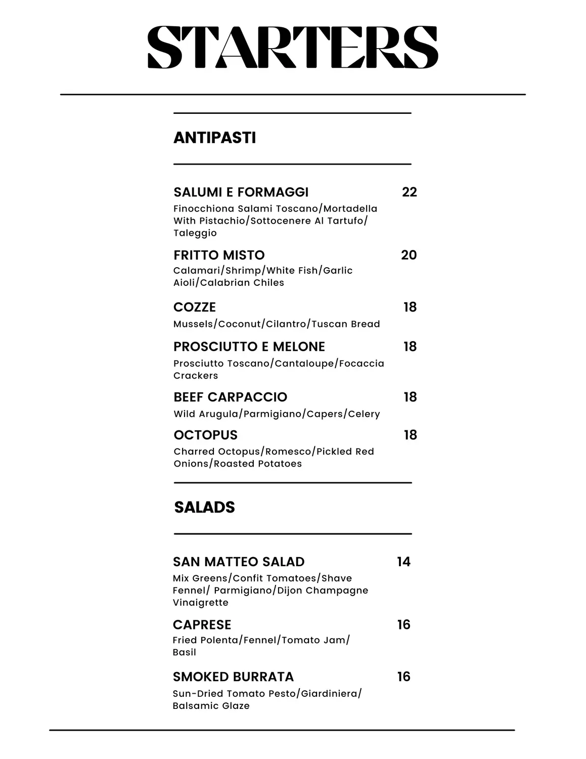 Menu 3