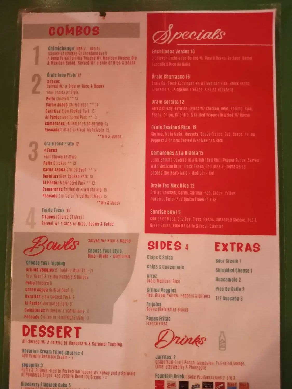 Menu 2