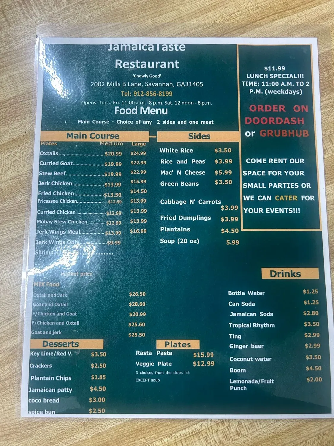 Menu 5