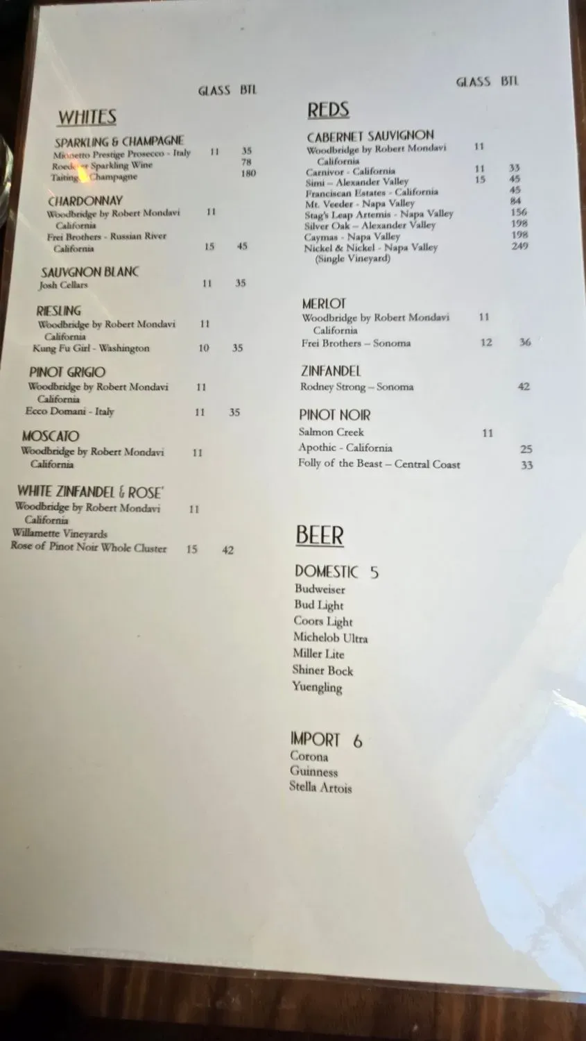 Menu 5