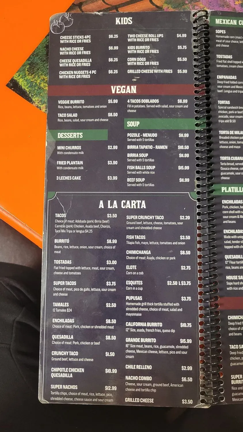 Menu 2