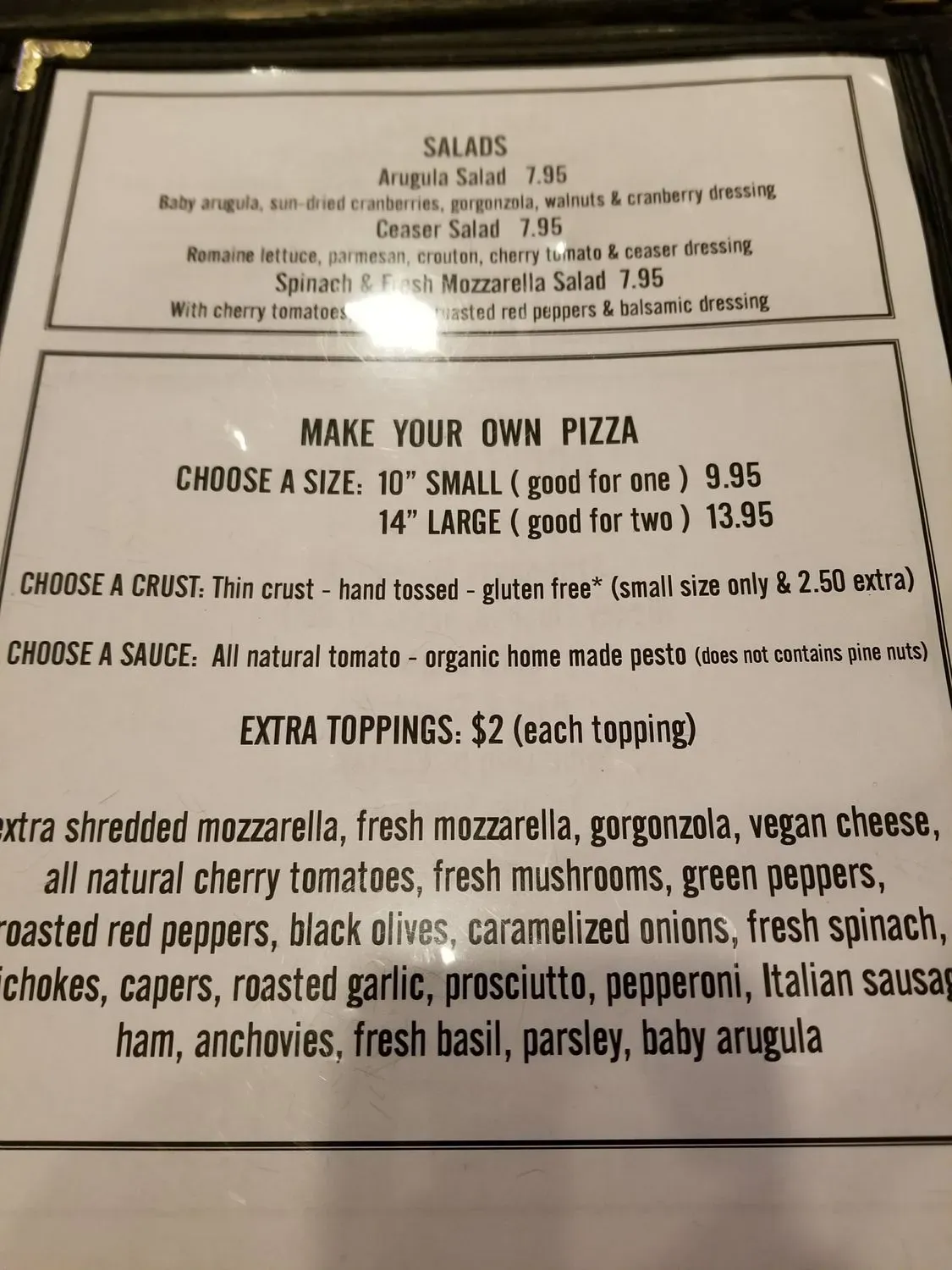 Menu 4