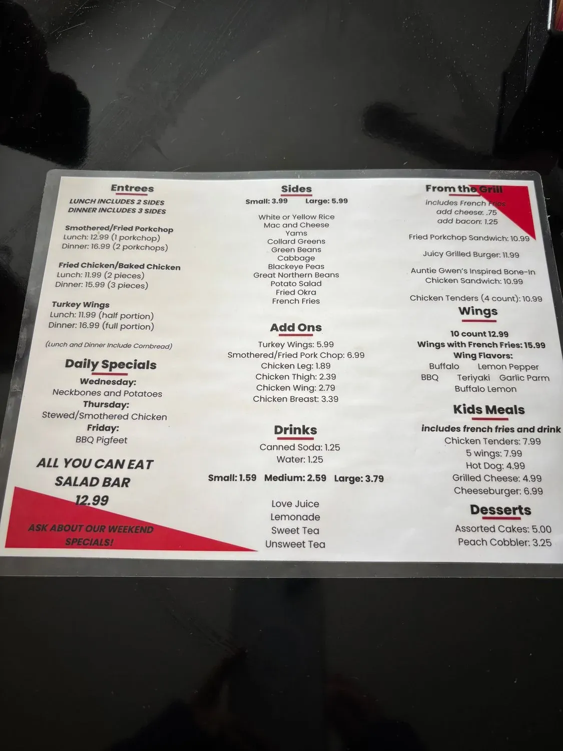 Menu 4