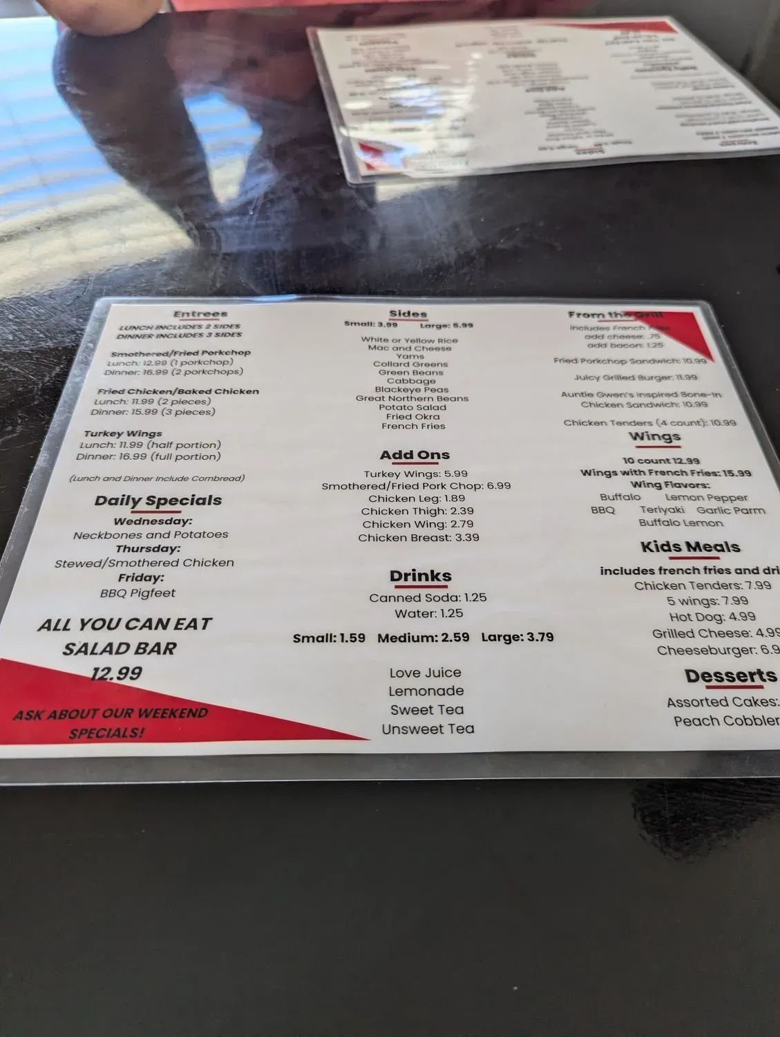 Menu 5