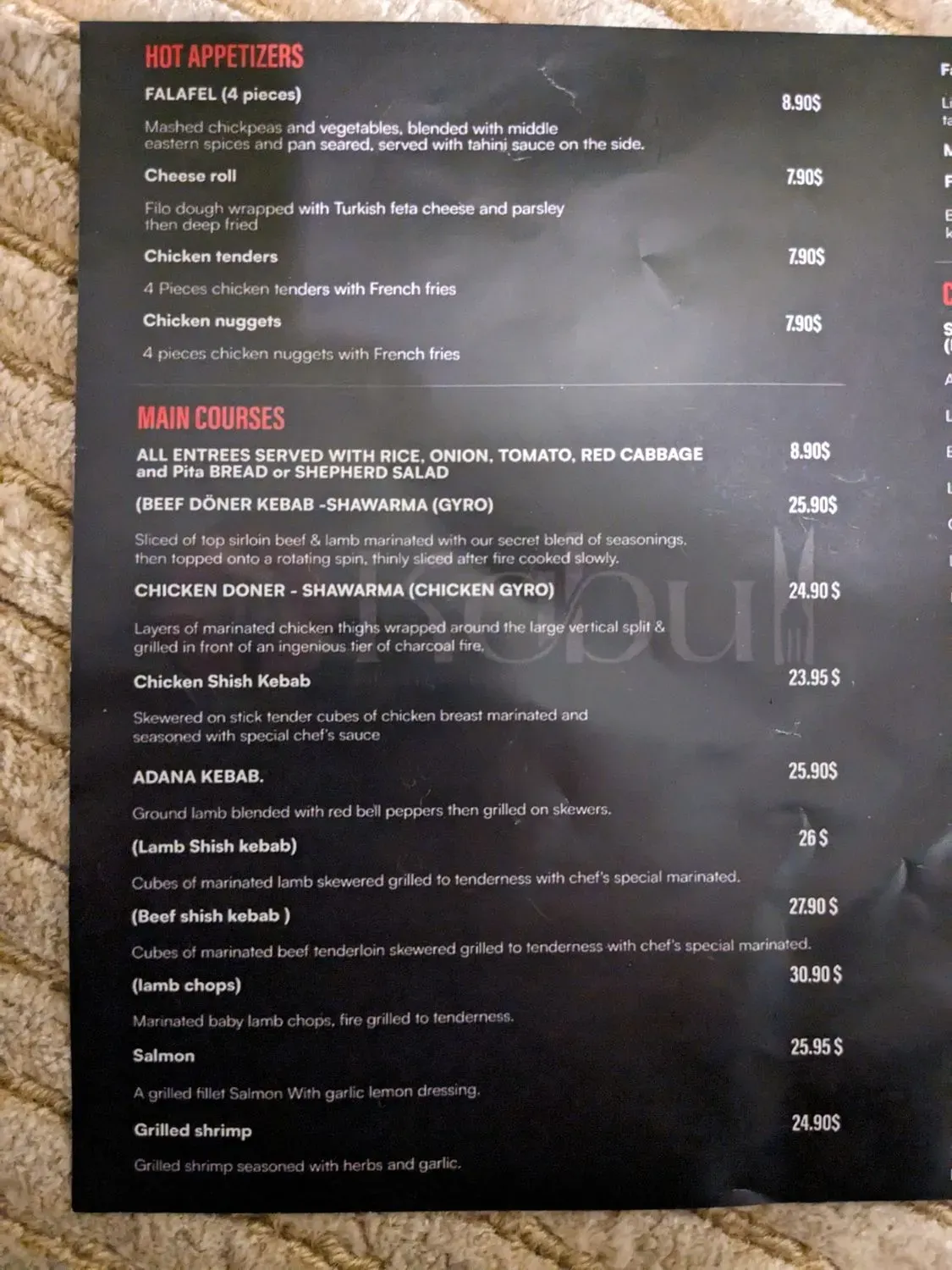 Menu 6