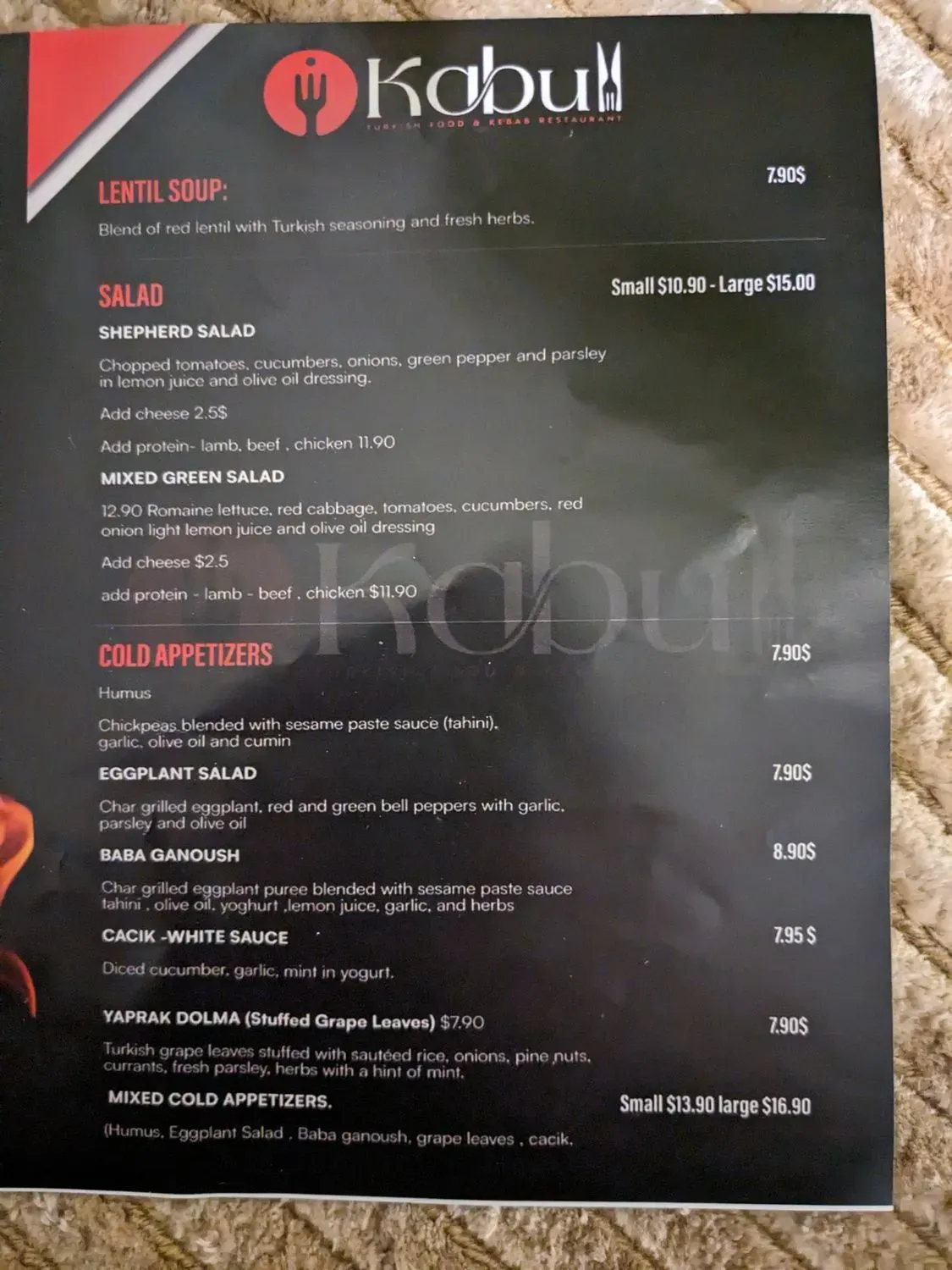 Menu 3