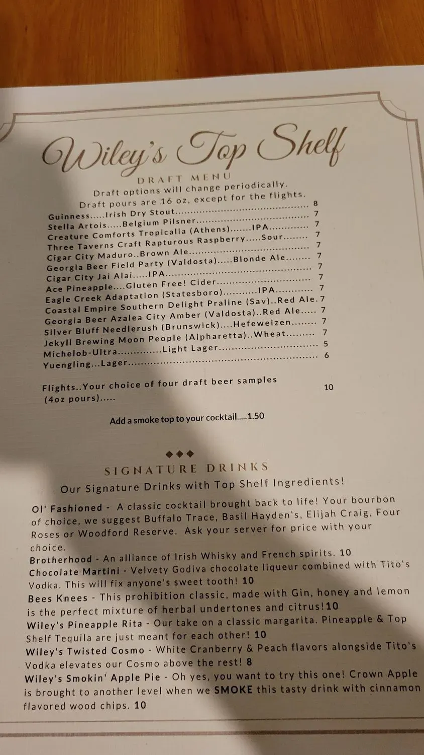 Menu 4