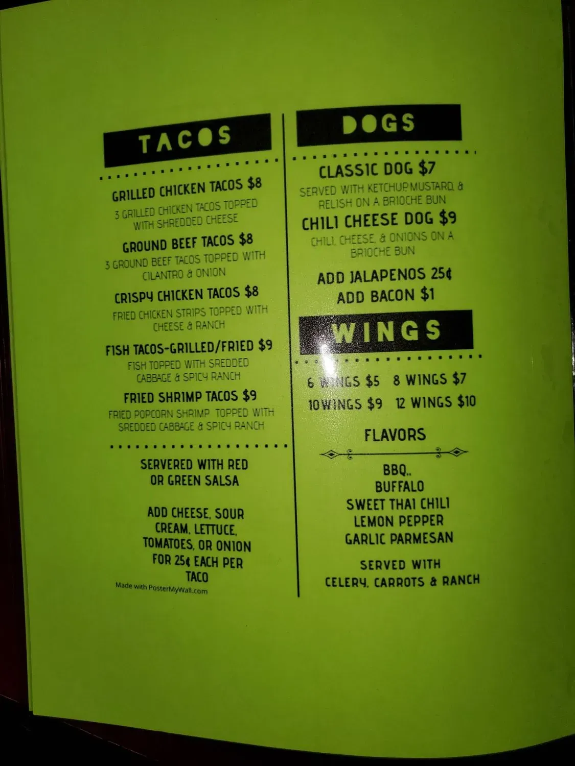 Menu 3