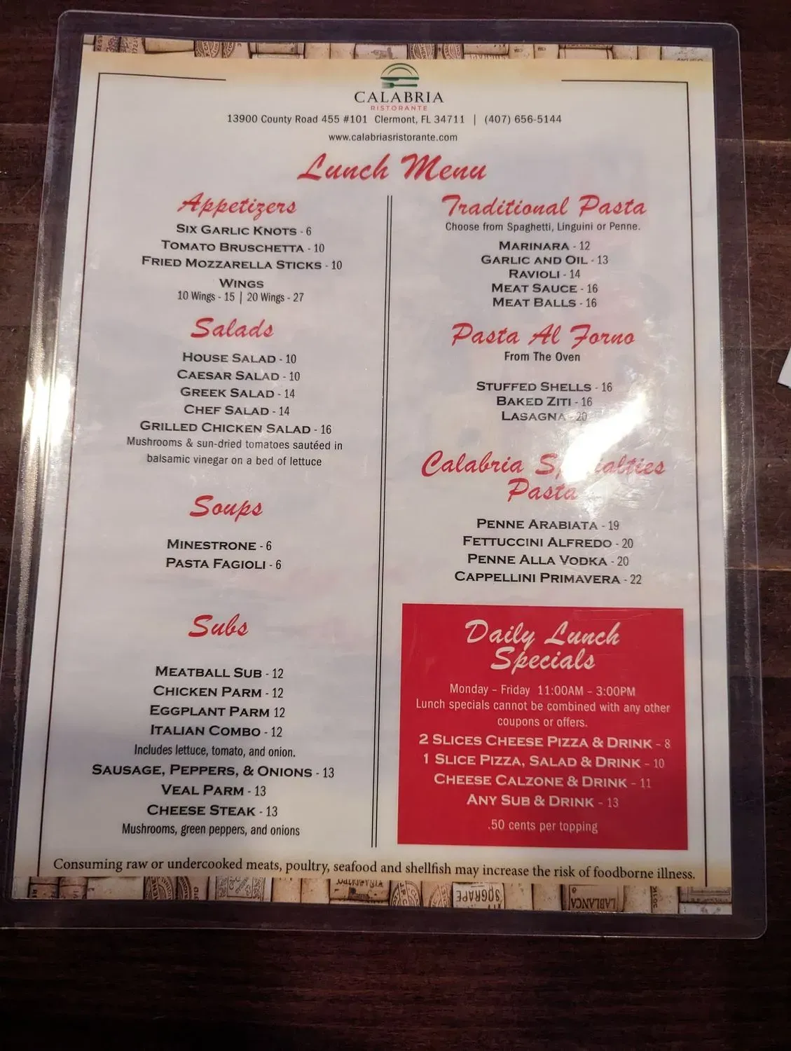 Menu 4