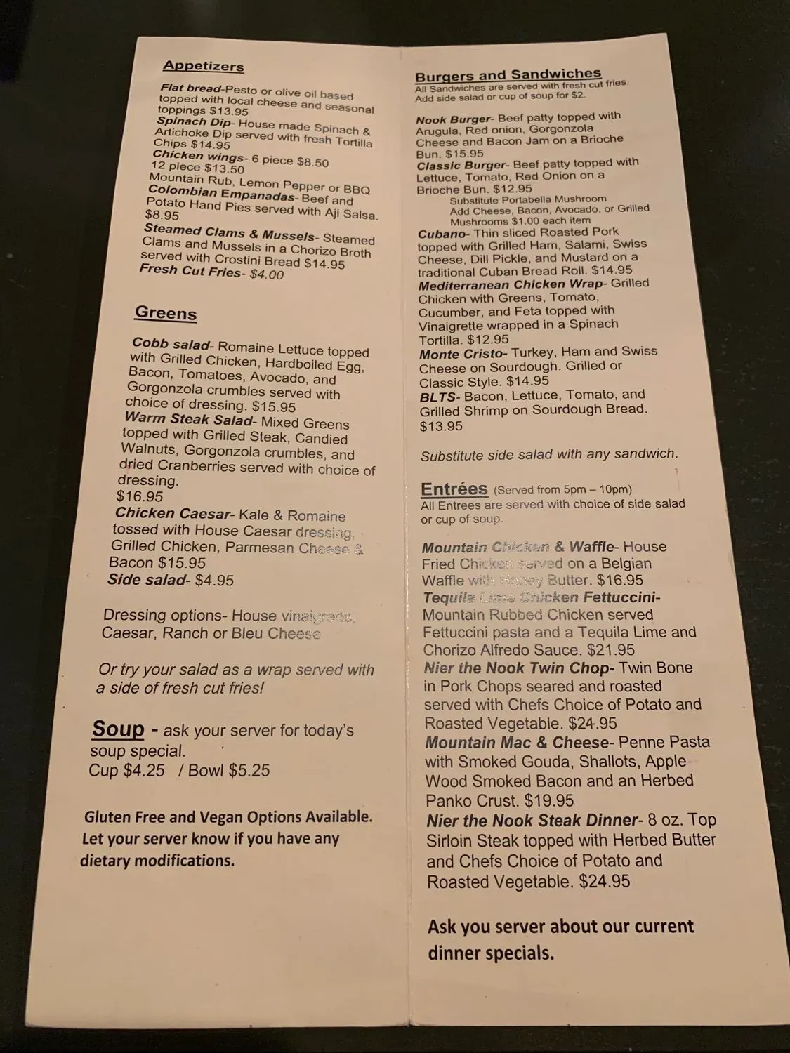 Menu 3