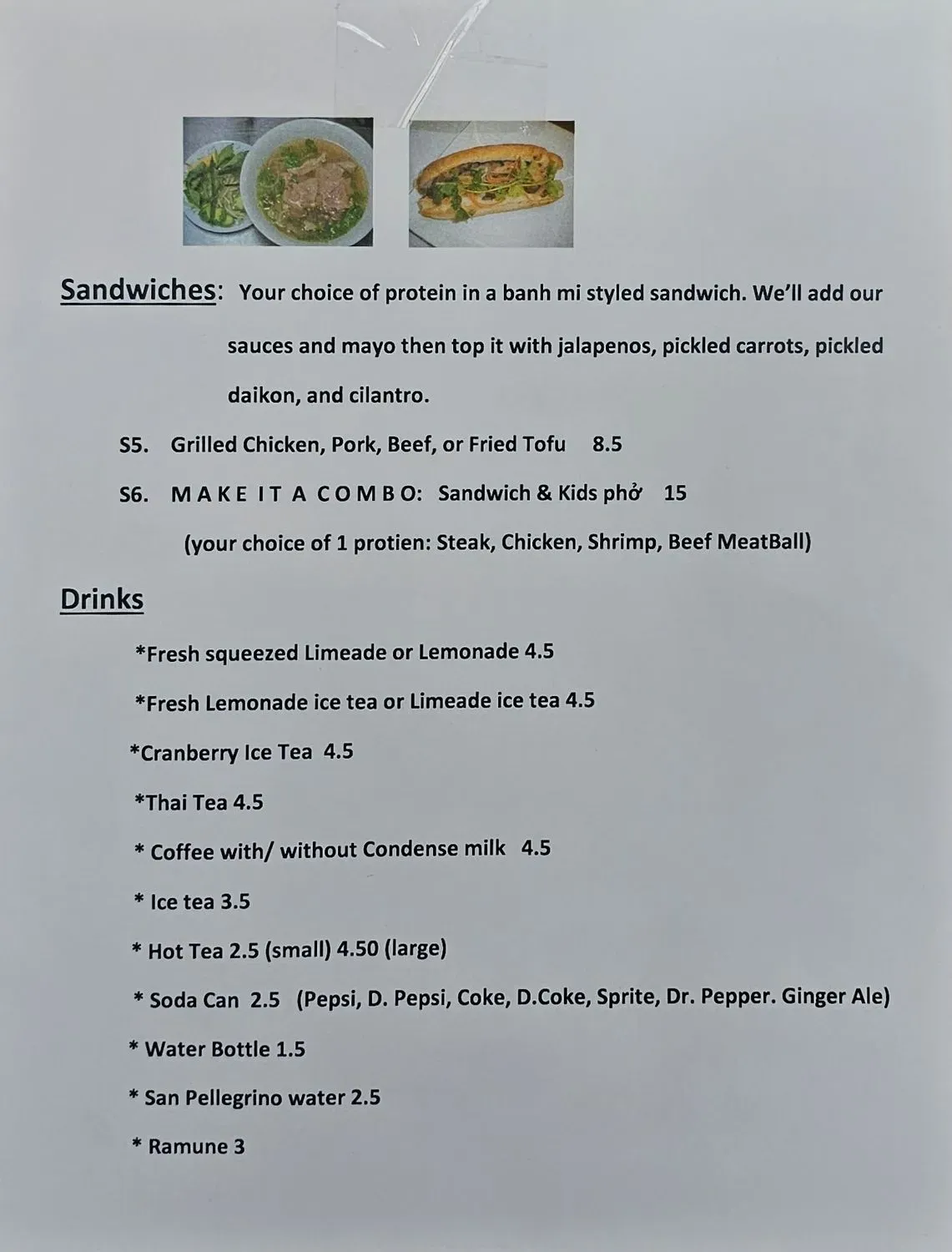 Menu 5