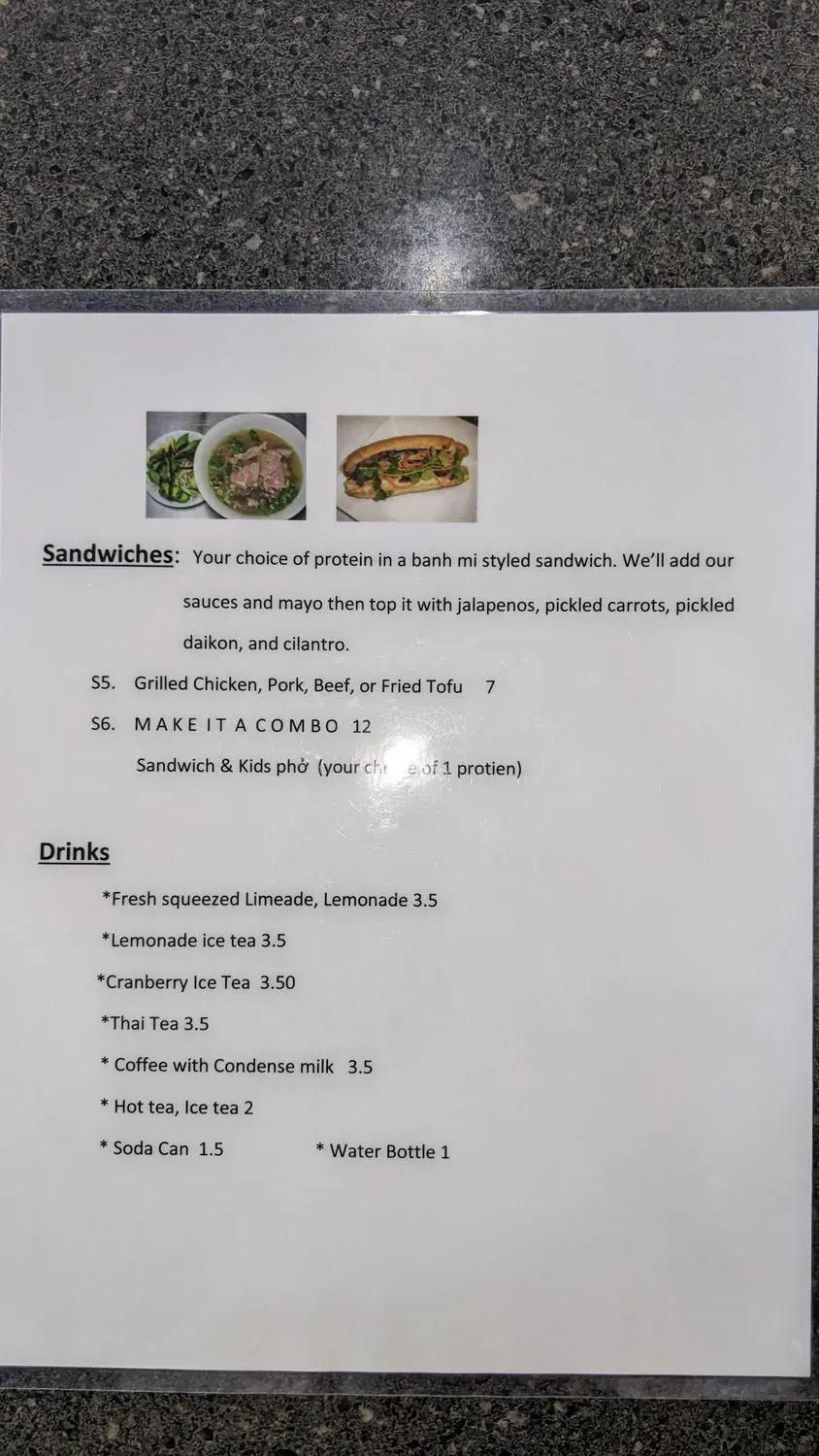 Menu 6