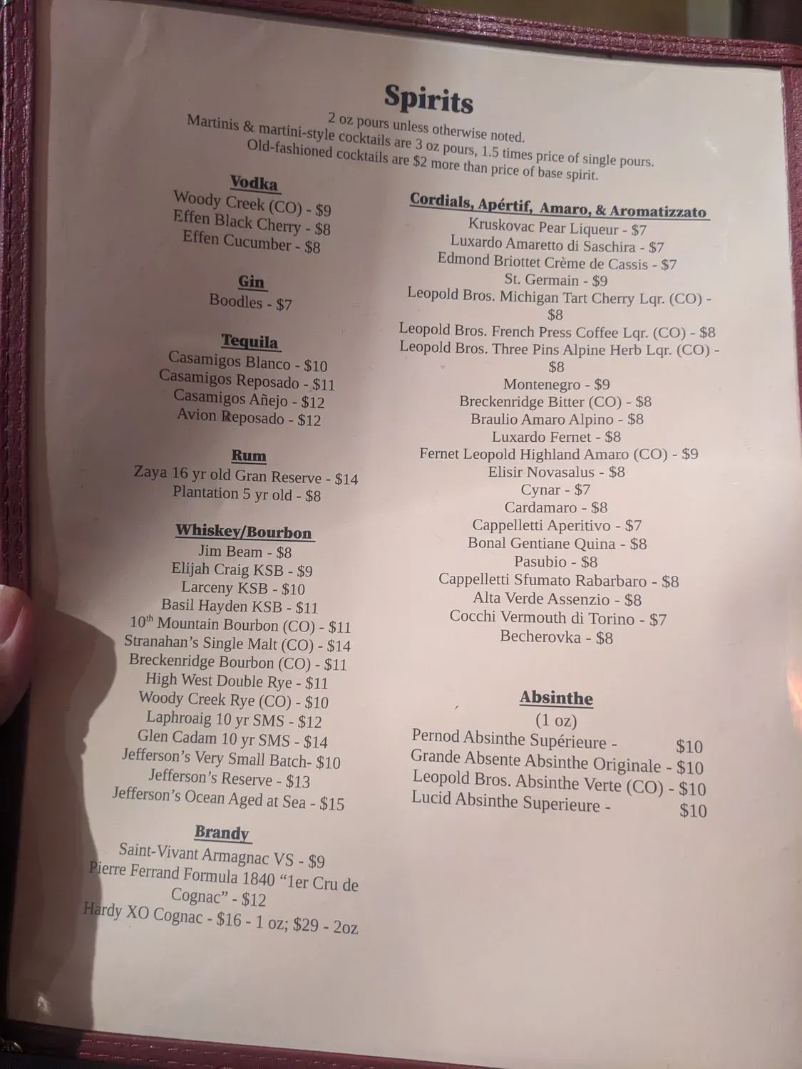 Menu 2