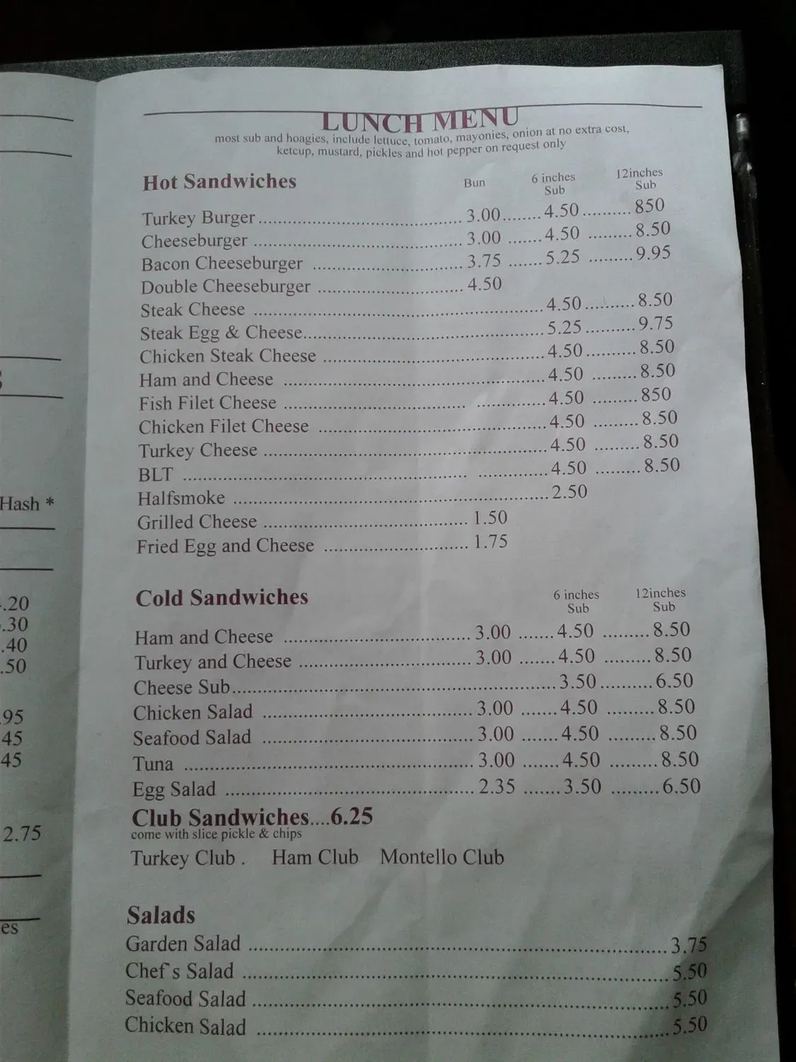 Menu 3