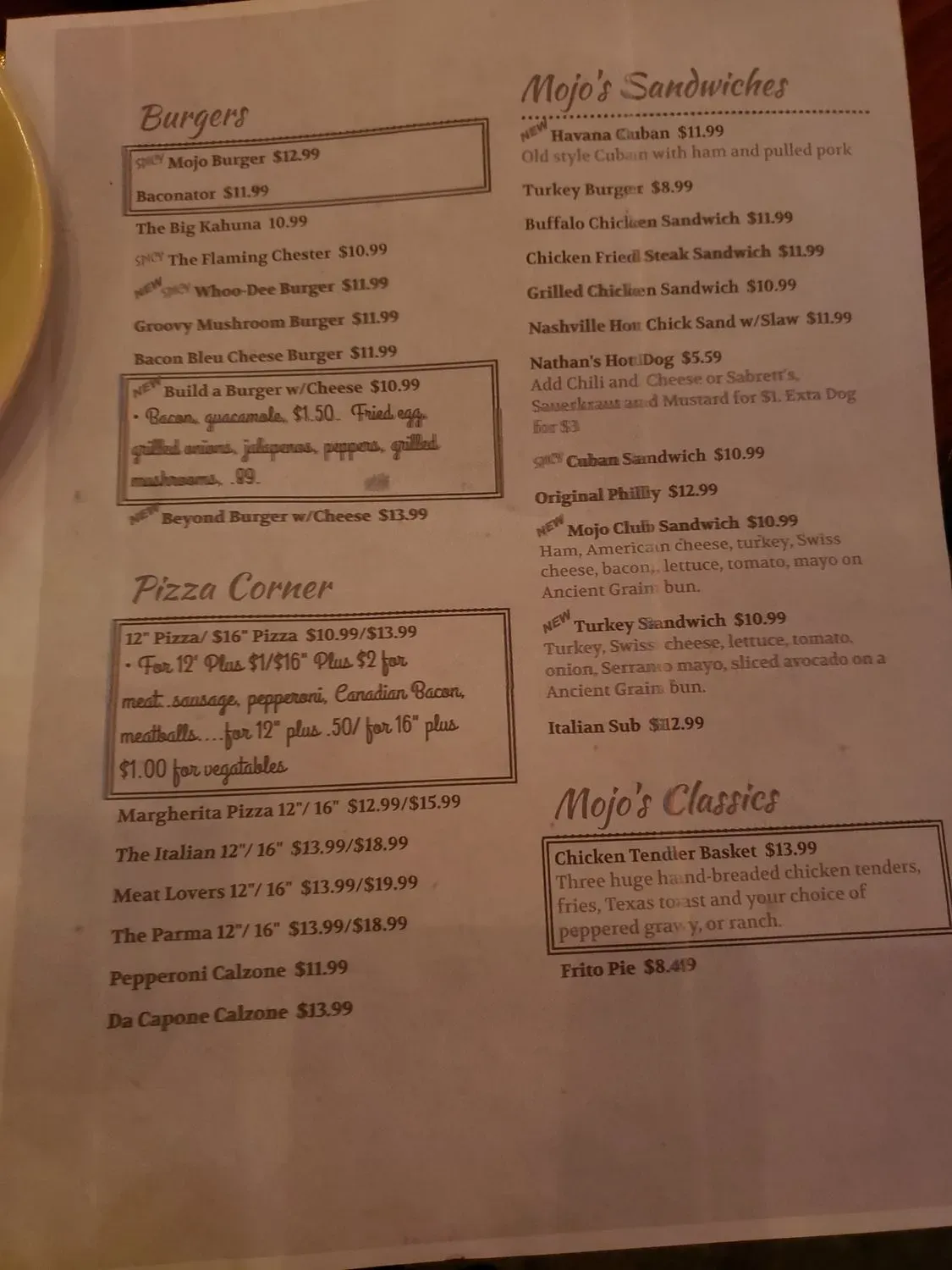 Menu 2