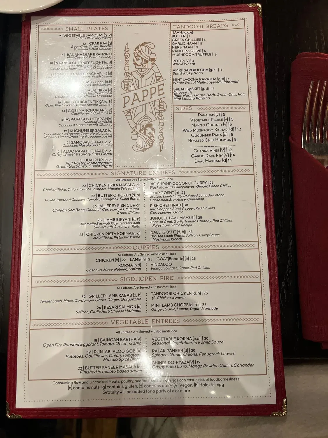 Menu 5