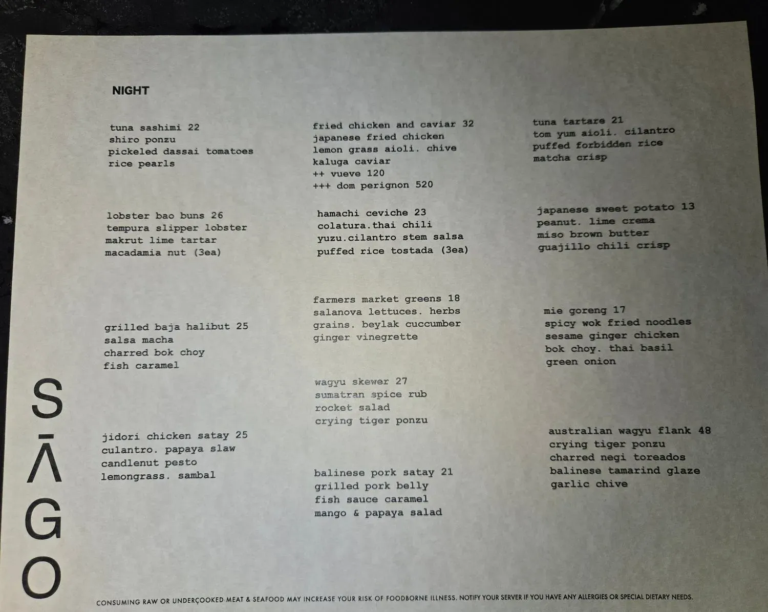 Menu 3