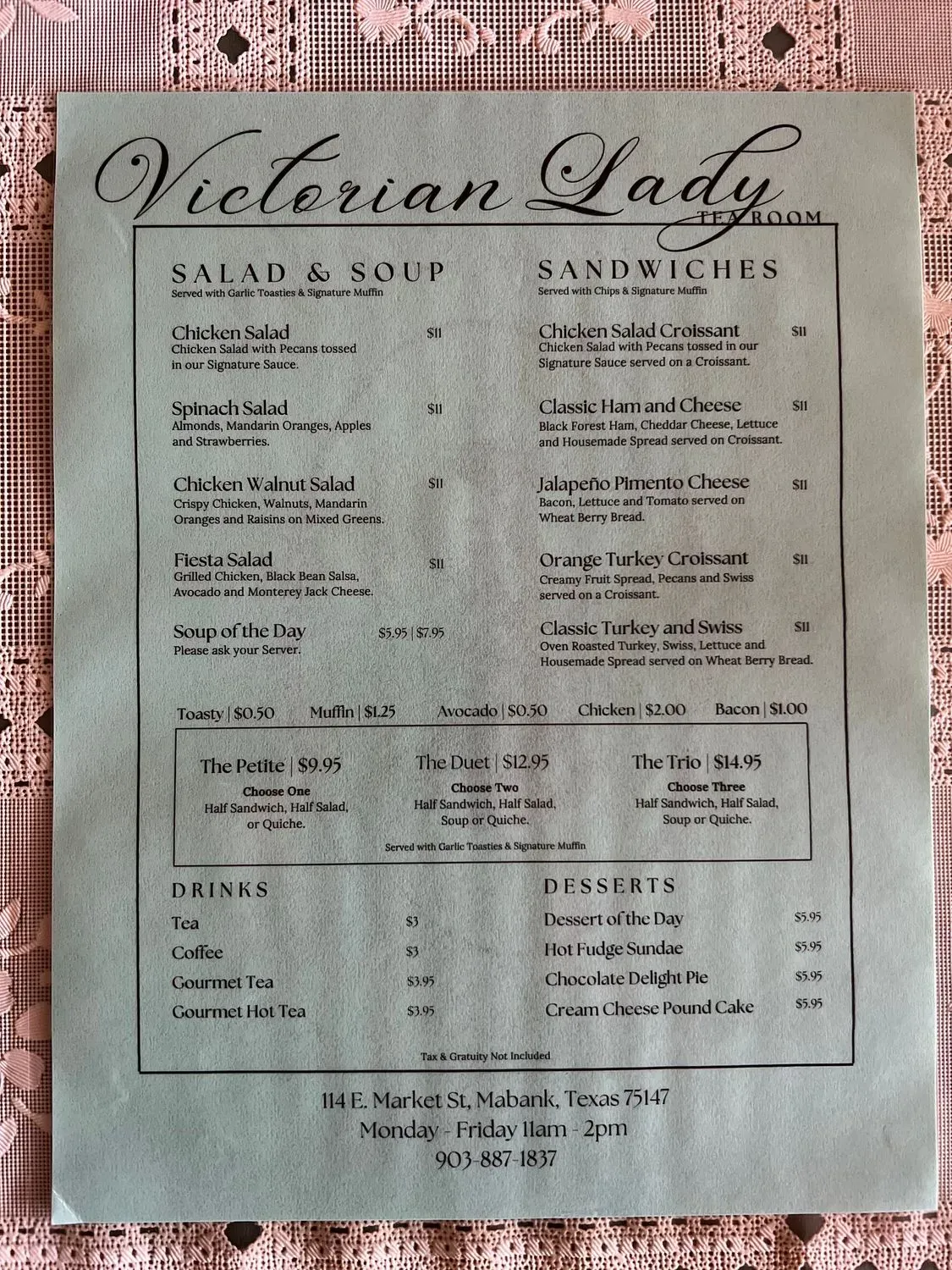 Menu 2