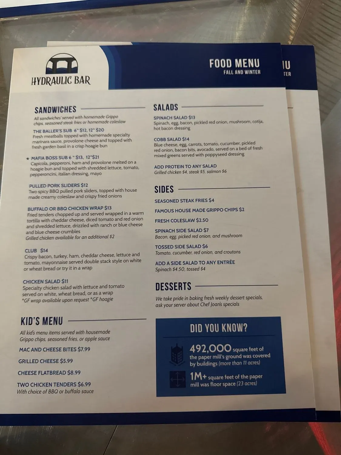 Menu 6