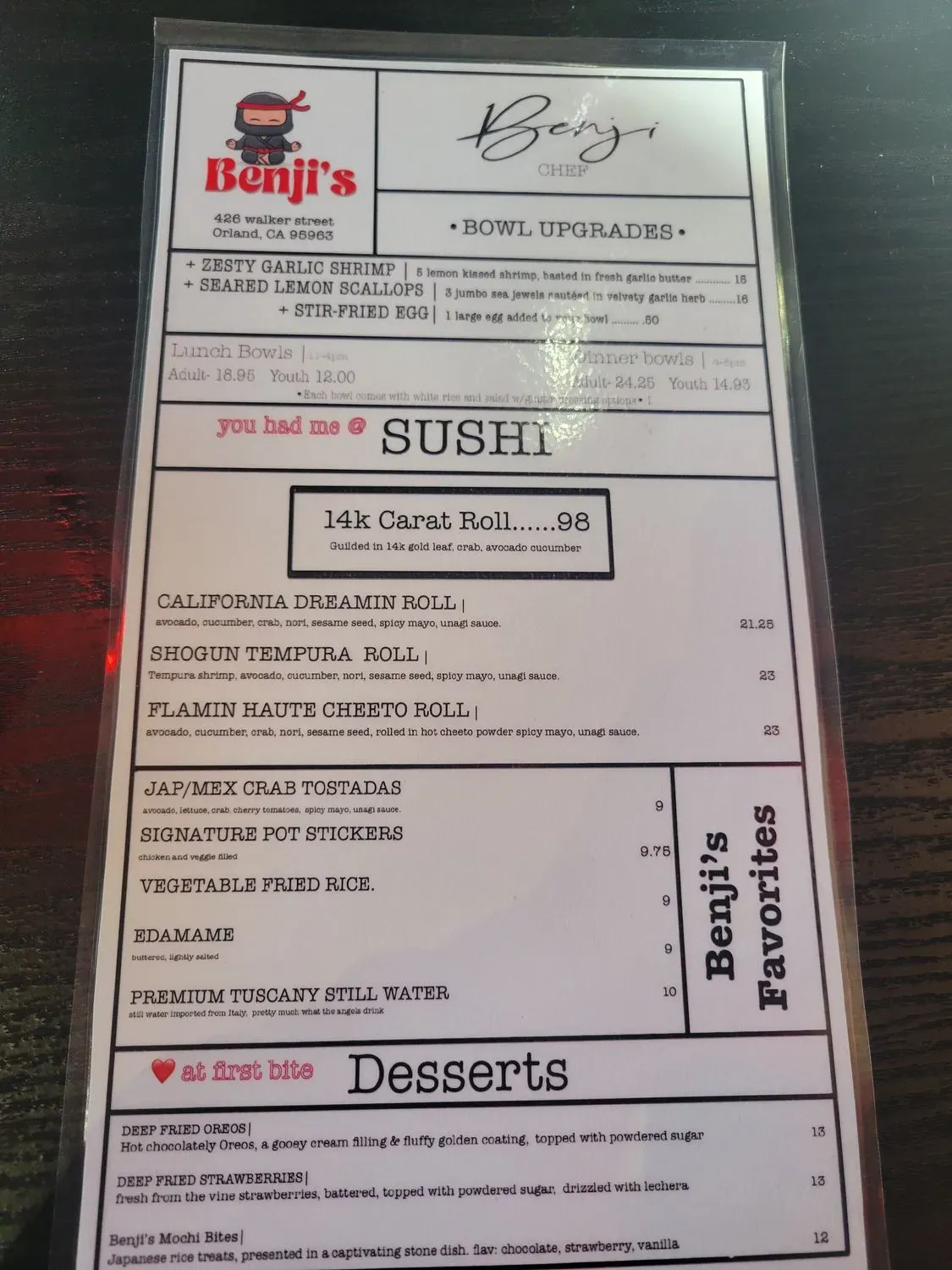 Menu 2