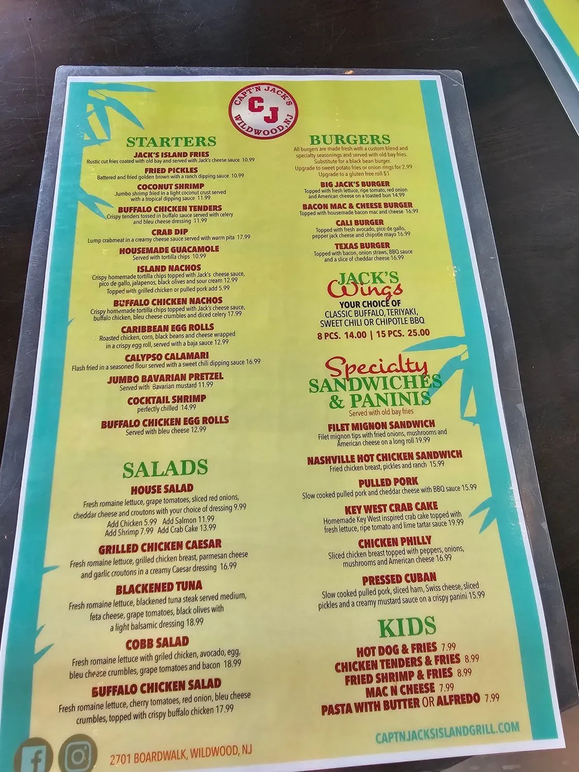 Menu 2